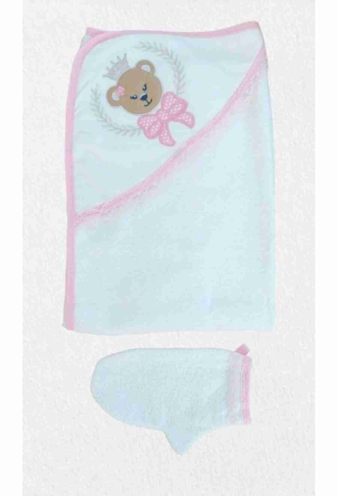 Towel and Bathrobe - Toptan Bebek 2'li Havlu Takımı 0-18M 1074-55089 - Brand: Tomuycuk - Kids & Bby Clothes From TheBS Kids Turkey