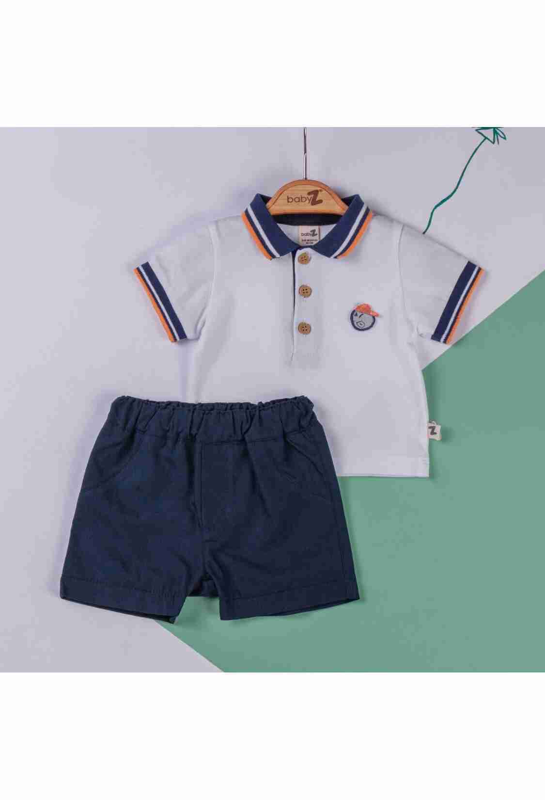 Baby Sets - Toptan Bebek 2'li Tişört ve Şort Takım 6-18M 1097-4713 - Brand: BabyZ - Kids & Bby Clothes From TheBS Kids Turkey