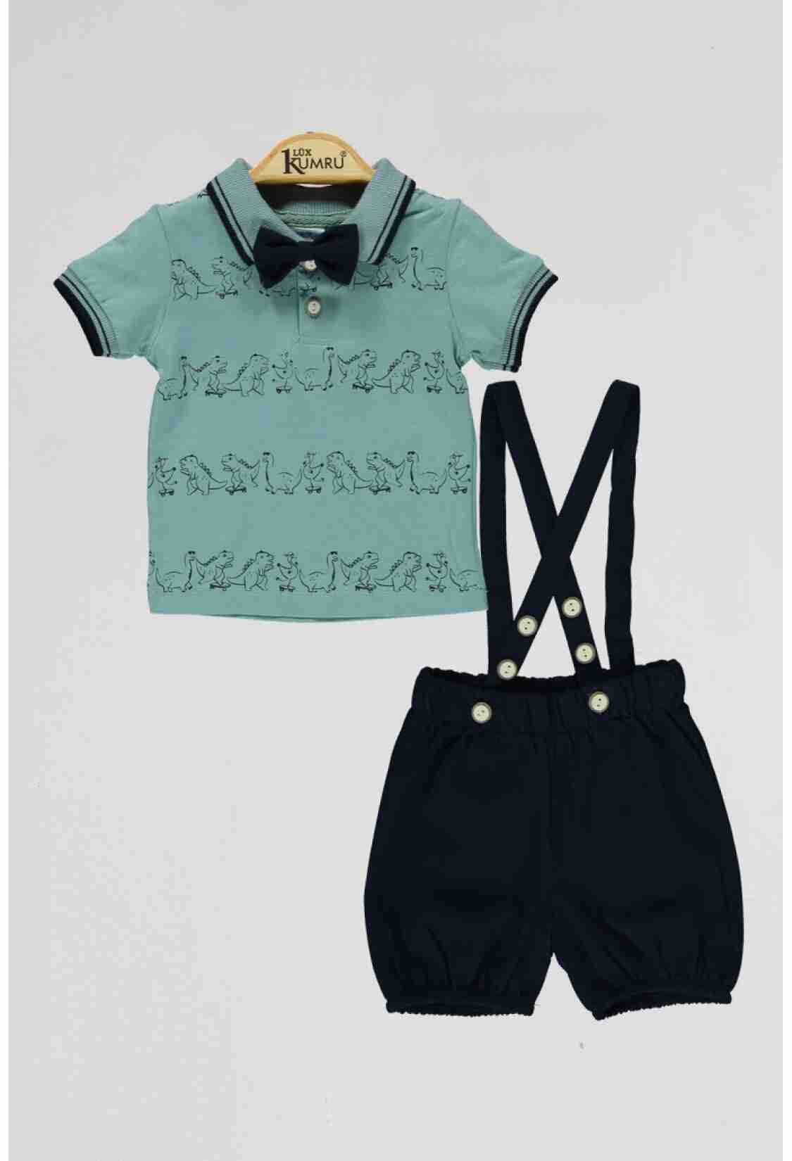 Baby Sets - Toptan Bebek 2'li Tişört ve Şort Takım 6-18M 1075-4094 - Brand: Kumru Bebe - Kids & Bby Clothes From TheBS Kids Turkey