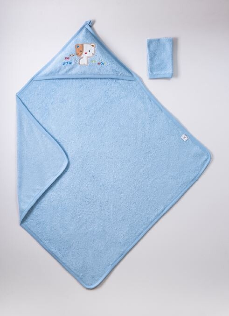 Towel and Bathrobe - Toptan Bebek Banyo Havlusu 100x100 1072-360 - Brand: Ramel Kids - Kids & Bby Clothes From TheBS Kids Turkey