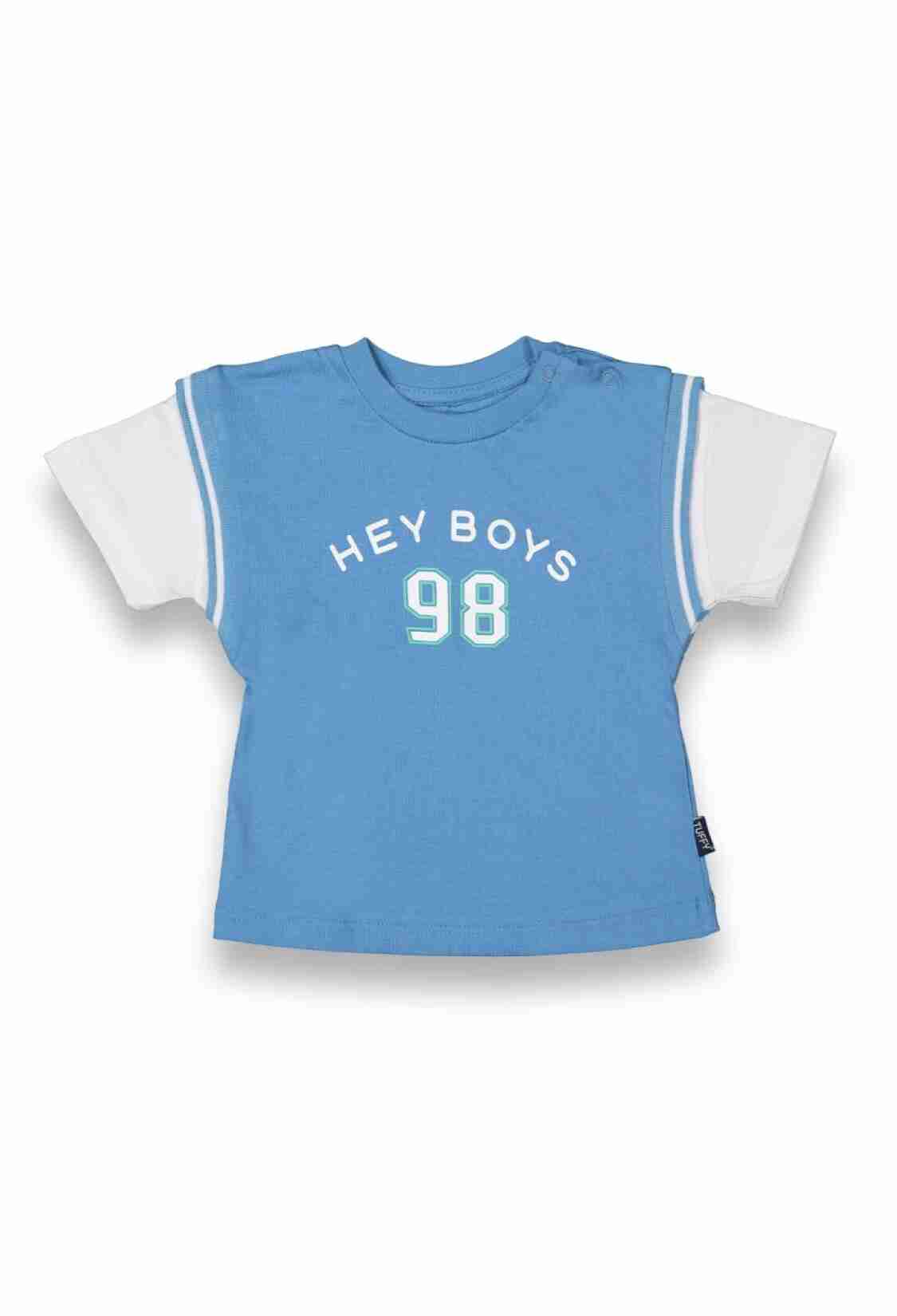 Baby Tops - Toptan Bebek Baskılı Tişört 6-18M 1099-8024 - Brand: Tuffy - Kids & Bby Clothes From TheBS Kids Turkey