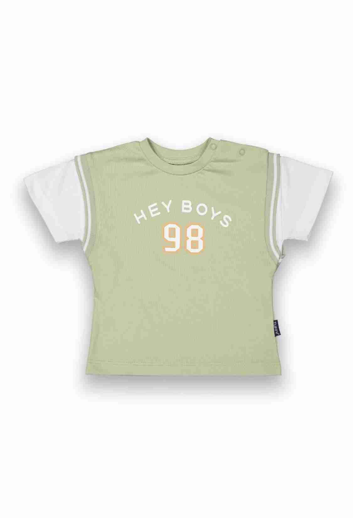 Baby Tops - Toptan Bebek Baskılı Tişört 6-18M 1099-8024 - Brand: Tuffy - Kids & Bby Clothes From TheBS Kids Turkey
