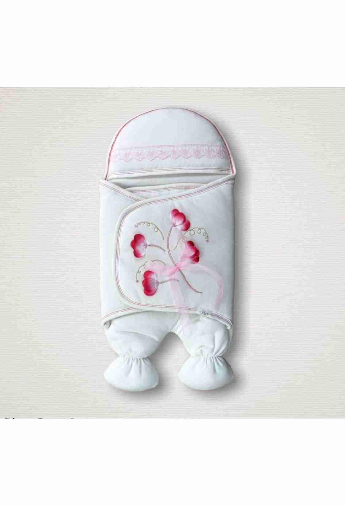 Sleep Products - Toptan Bebek Çiçekli Ayaklı Kundak 0-9M 1074-45051 - Brand: Tomuycuk - Kids & Bby Clothes From TheBS Kids Turkey