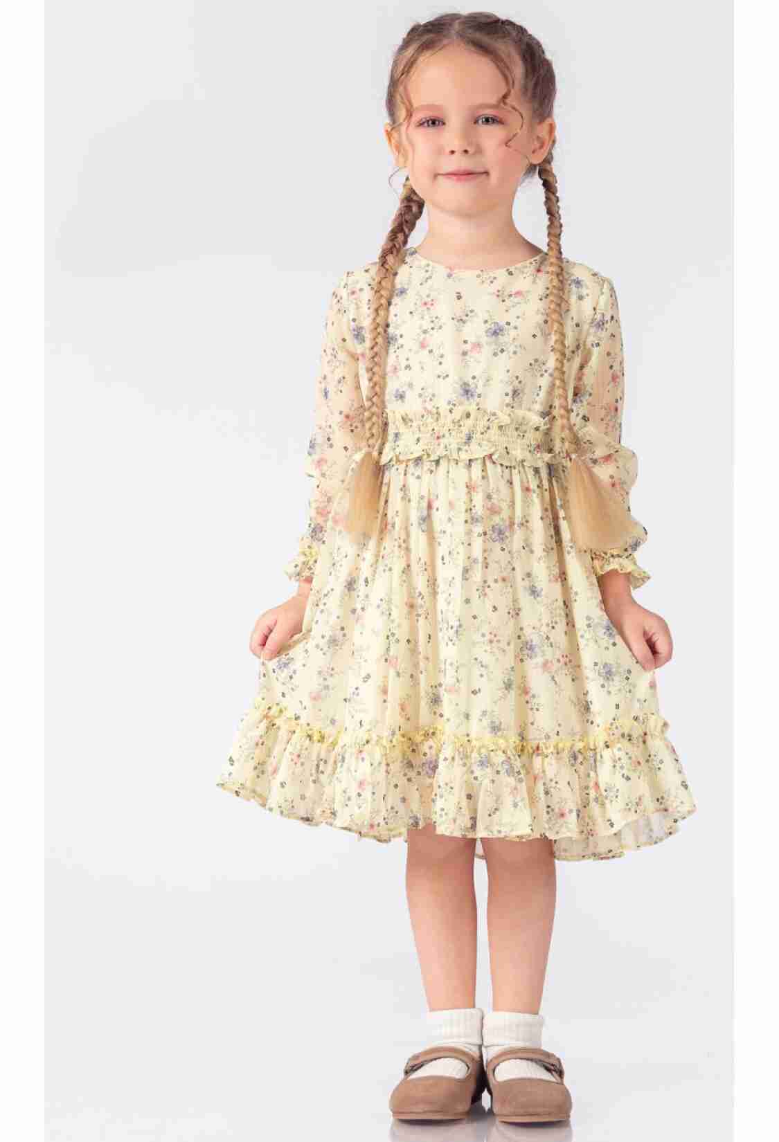 Baby Dress - Toptan Bebek Elbesesi 9-24M 2023-2222 - Brand: Elayza - Kids & Bby Clothes From TheBS Kids Turkey