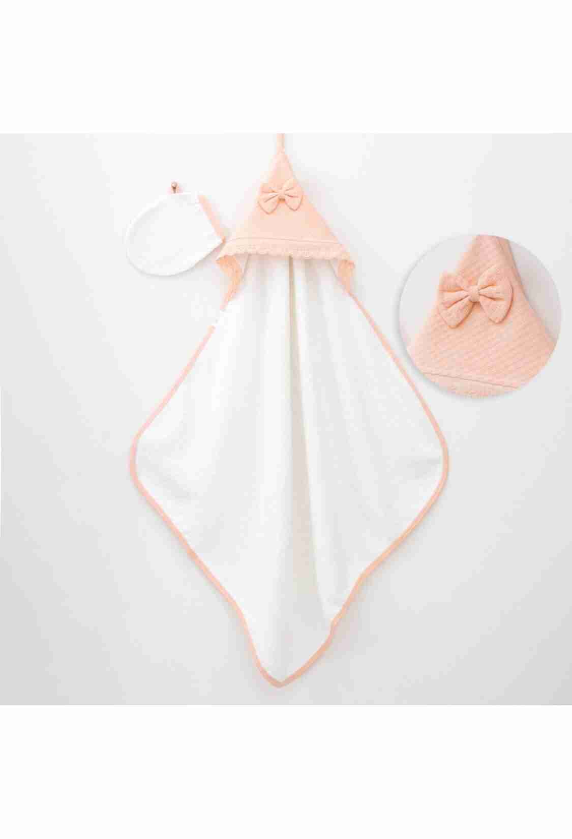 Towel and Bathrobe - Toptan Bebek Havlu 80*90 2014-1002 - Brand: Minizeyn - Kids & Bby Clothes From TheBS Kids Turkey