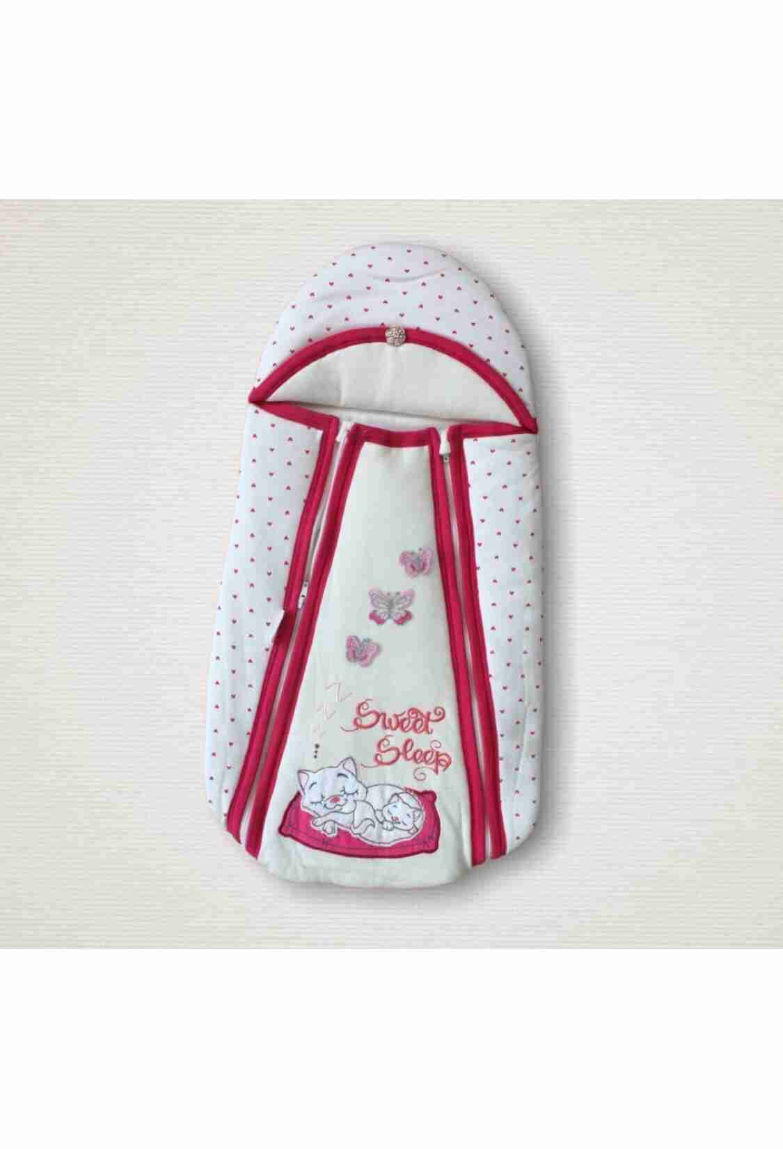 Sleep Products - Toptan Bebek Kedili Çift Fermuarlı Kundak 0-9M 1074-45075 - Brand: Tomuycuk - Kids & Bby Clothes From TheBS Kids Turkey