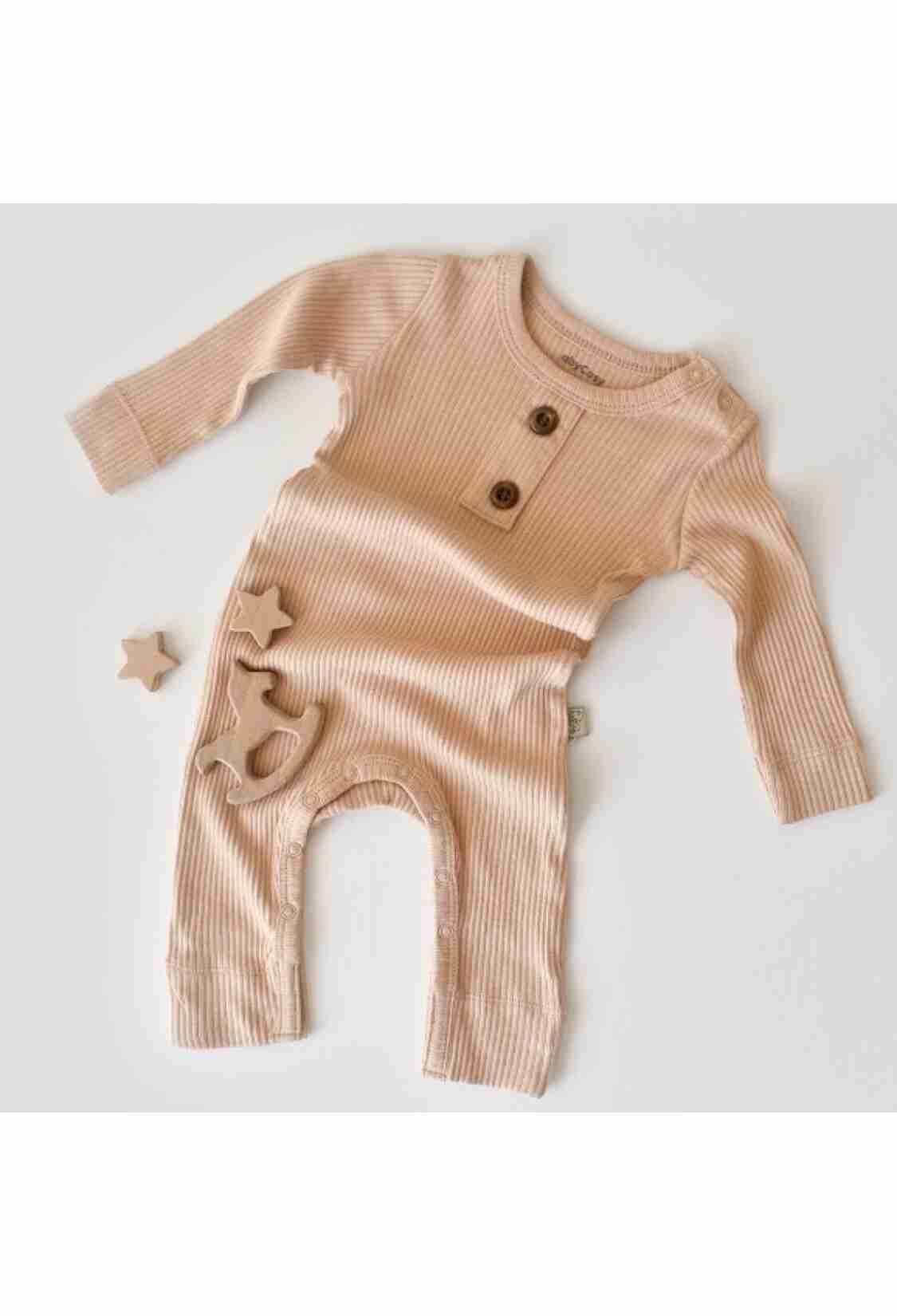 Baby Rompers and Overalls - Toptan Bebek Modal Uzun Kollu Tulum 3-24M Baby Cosy 2022-CSYM11412 - Brand: BabyCosy - Kids & Bby Clothes From TheBS Kids Turkey