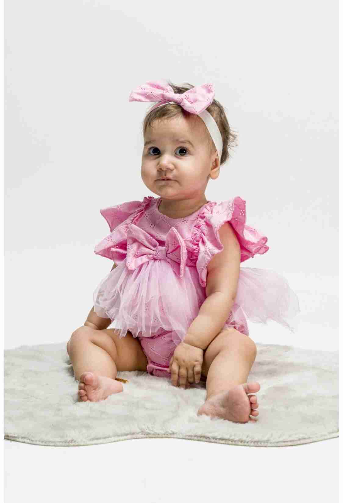 Baby Rompers and Overalls - Toptan Bebek Tüllü Tulum 3-12M 1022-23138 - Brand: Wecan - Kids & Bby Clothes From TheBS Kids Turkey