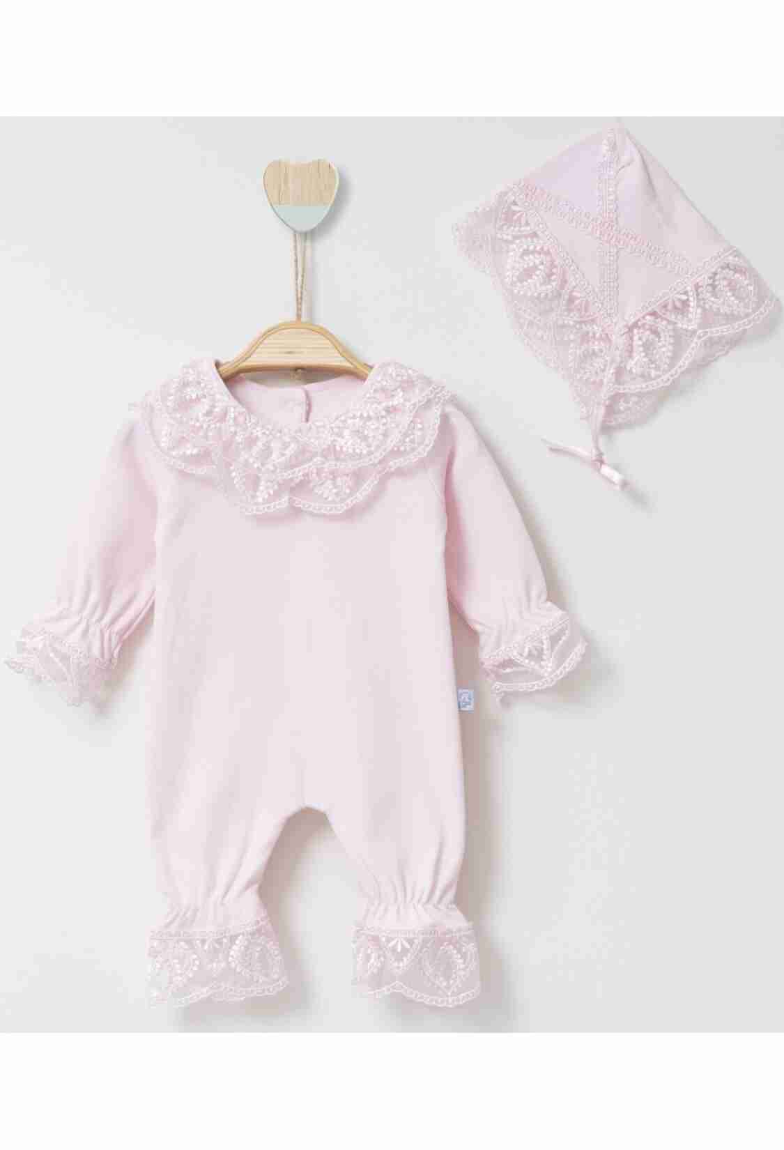 Baby Rompers and Overalls - Toptan Bebek Tulum ve Şapka Takım 0-6M 2019-6008 - Brand: Miniborn - Kids & Bby Clothes From TheBS Kids Turkey