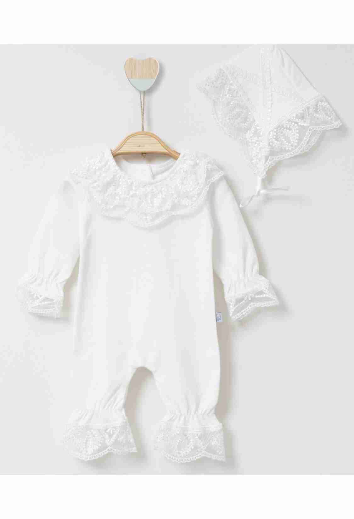 Baby Rompers and Overalls - Toptan Bebek Tulum ve Şapka Takım 0-6M 2019-6008 - Brand: Miniborn - Kids & Bby Clothes From TheBS Kids Turkey