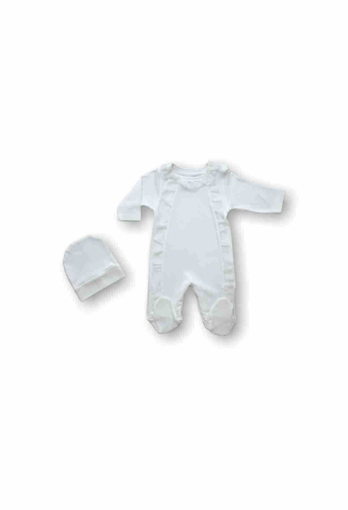 Baby Rompers and Overalls - Toptan Bebek Tulum ve Şapka Takım 0-6M 1074-25244 - Brand: Tomuycuk - Kids & Bby Clothes From TheBS Kids Turkey