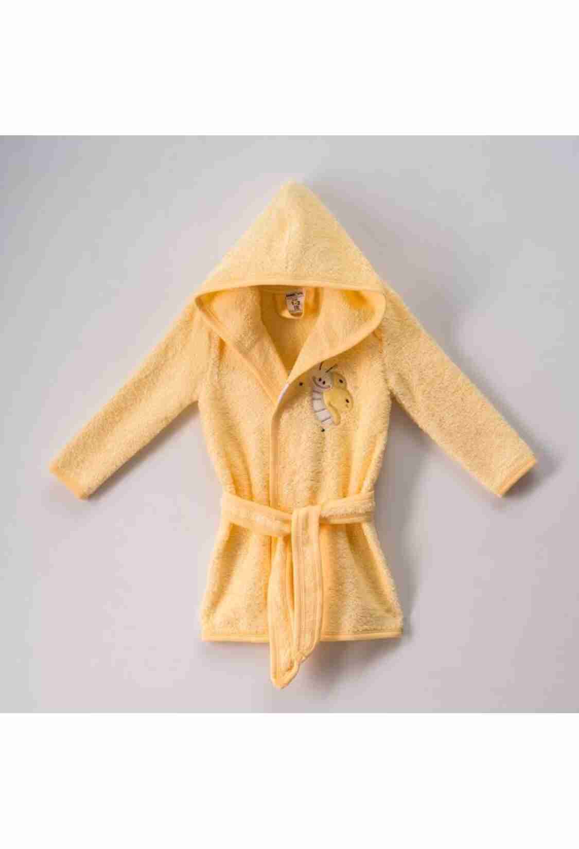 Towel and Bathrobe - Toptan Bebek Unisex Bornoz 0-24M 1072-490 - Brand: Ramel Kids - Kids & Bby Clothes From TheBS Kids Turkey