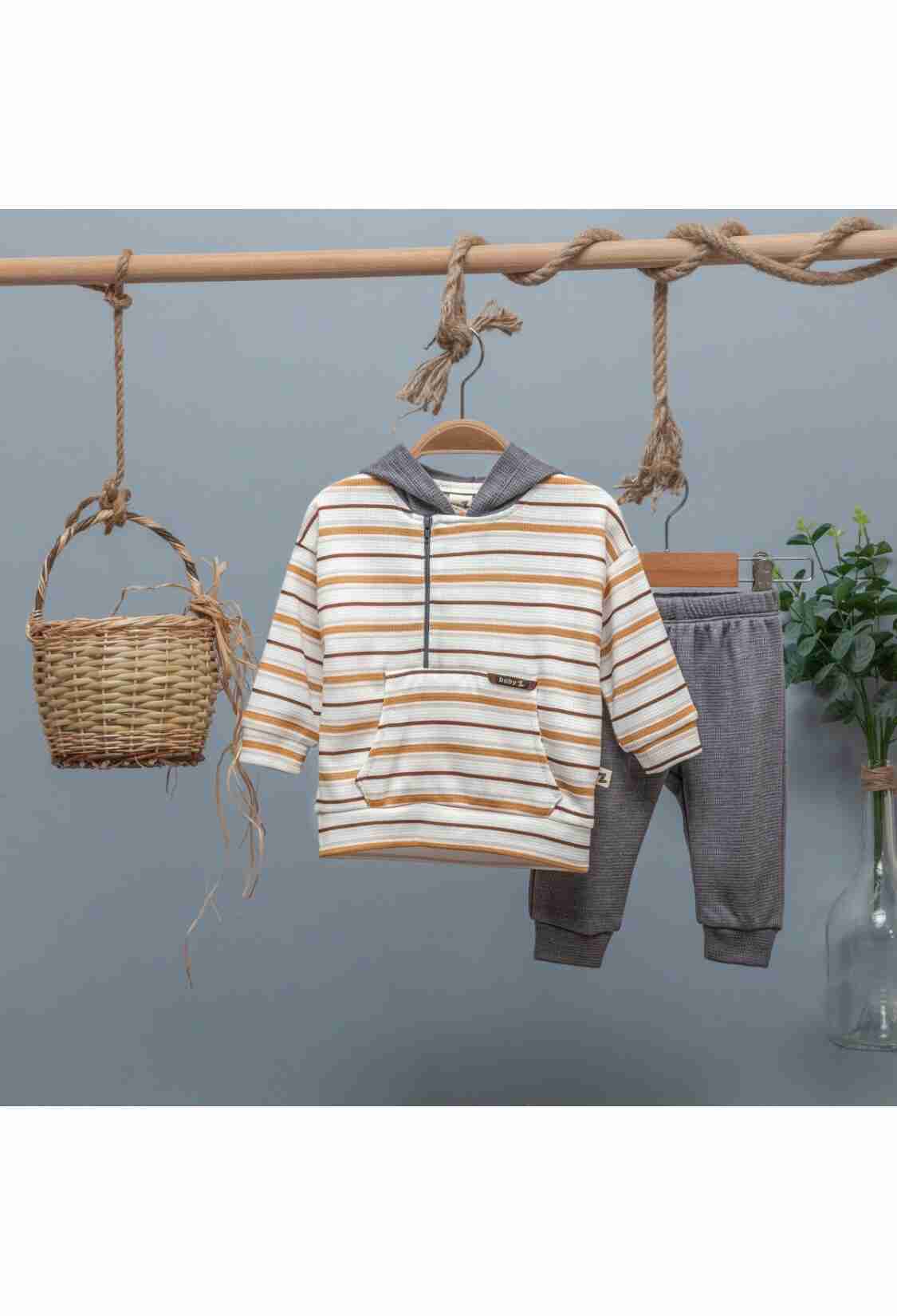 Baby Sets - Toptan Erkek Bebek 2'li Eşofman Takımı 6-24M 1097-4670 - Brand: BabyZ - Kids & Bby Clothes From TheBS Kids Turkey