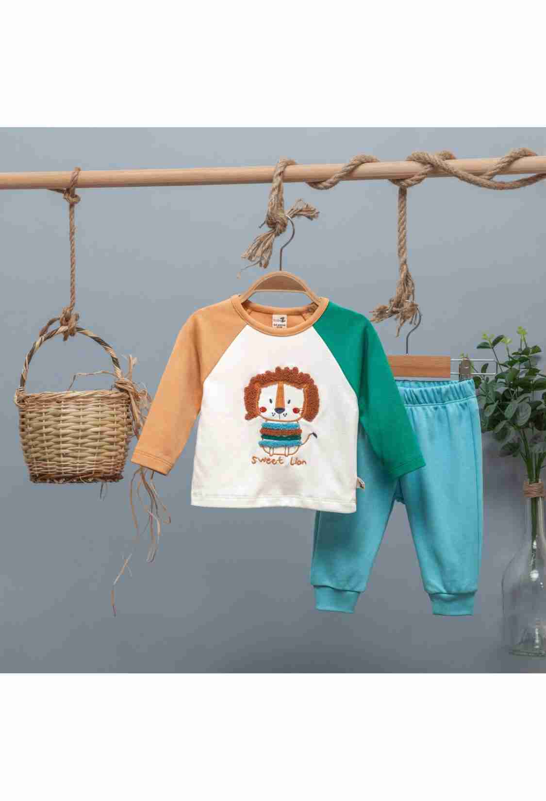 Baby Sets - Toptan Erkek Bebek 2'li Takım 6-24M 1097-4744 - Brand: BabyZ - Kids & Bby Clothes From TheBS Kids Turkey