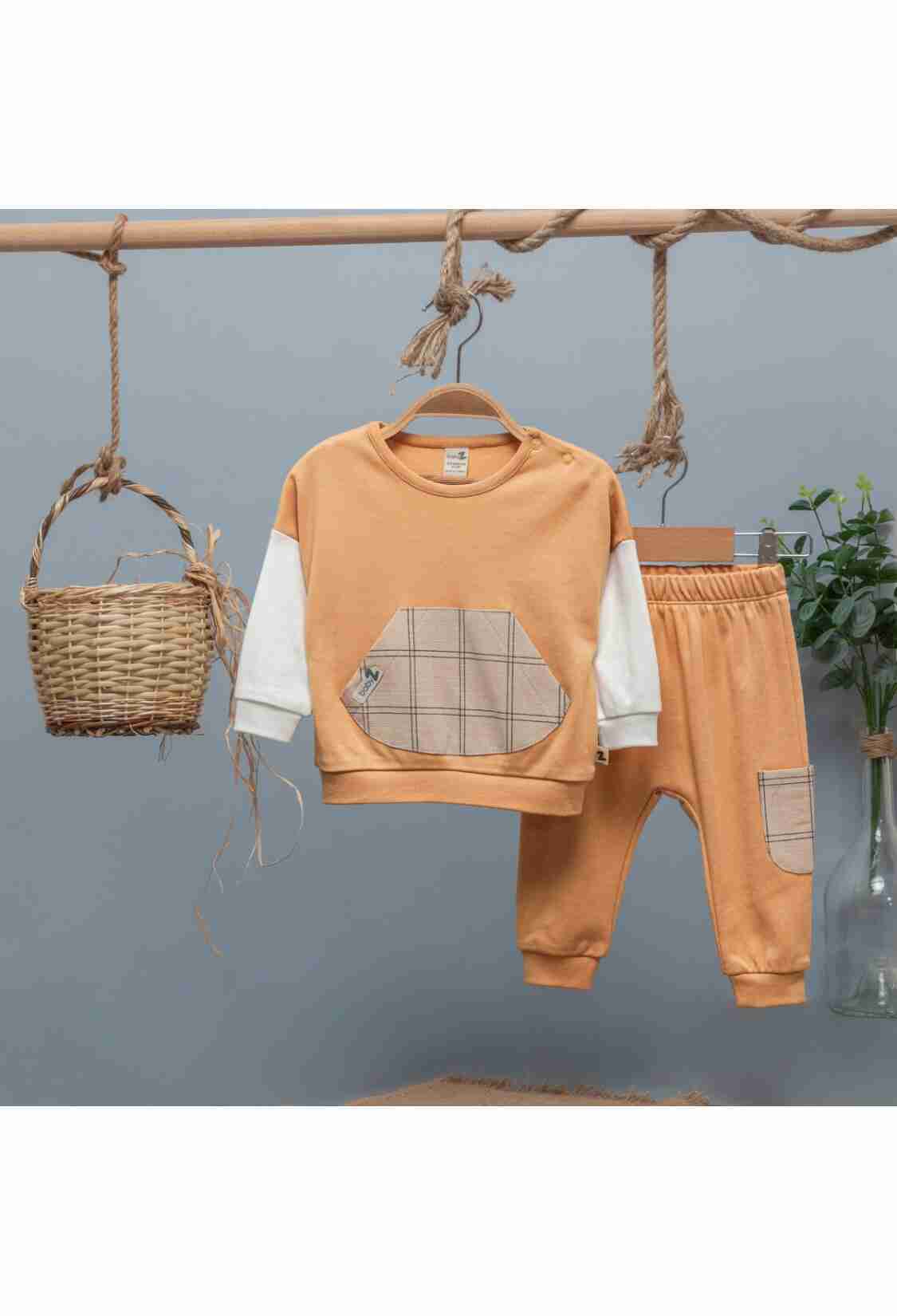 Baby Sets - Toptan Erkek Bebek 2'li Takım 6-24M 1097-4748 - Brand: BabyZ - Kids & Bby Clothes From TheBS Kids Turkey