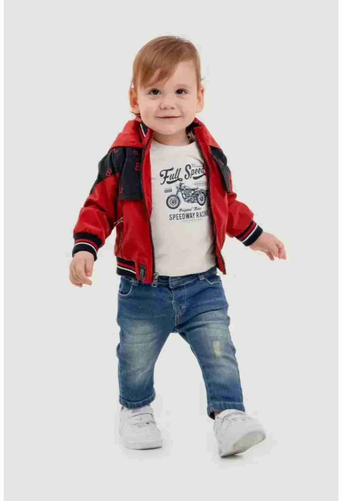 Baby Sets - Toptan Erkek Bebek 3'lü Pantolon, Ceket ve Tişört Takım 6-24M 2035-1562 - Brand: Bubbly - Kids & Bby Clothes From TheBS Kids Turkey