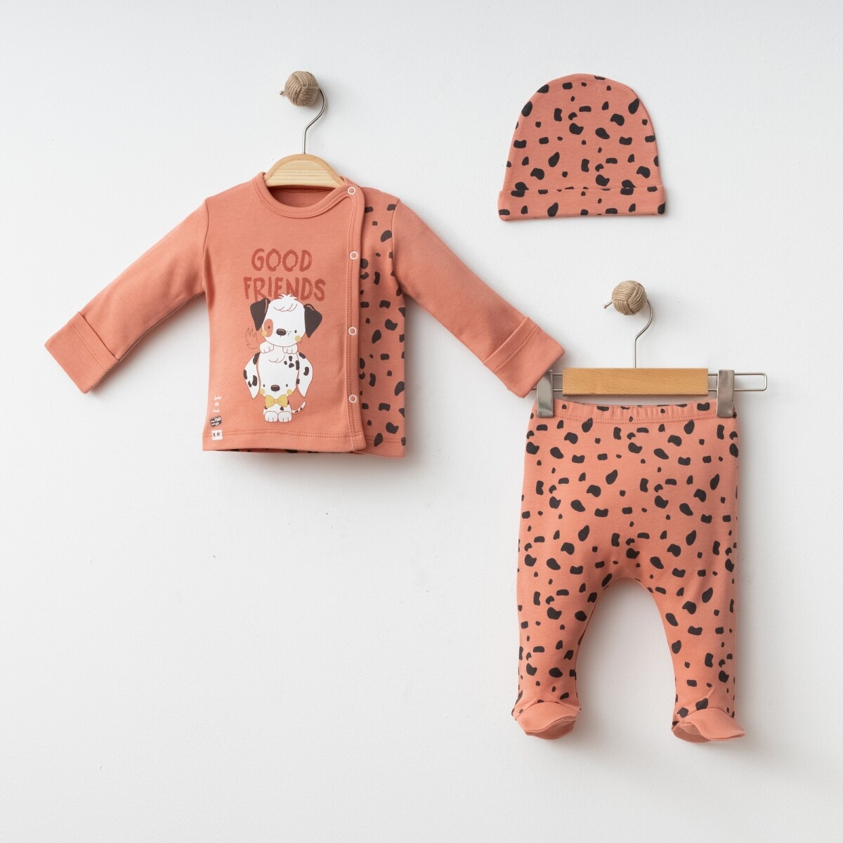 Newborn – Toptan Erkek Bebek 3’lü Yenidoğan Takımı 0-3M 2043-005005 – Brand: Gümüş Baby – Kids & Bby Clothes From TheBS Kids Turkey