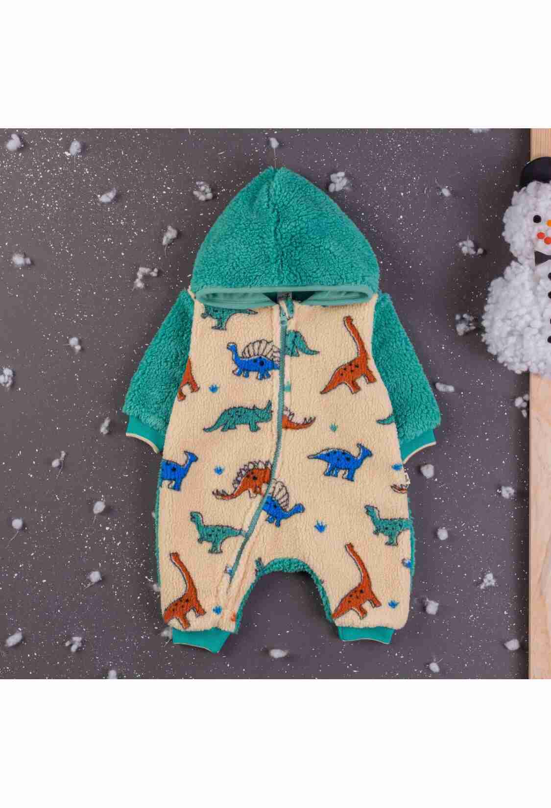 Baby Rompers and Overalls - Toptan Erkek Bebek Kapşonlu Tulum 3-12M 1097-4353 - Brand: BabyZ - Kids & Bby Clothes From TheBS Kids Turkey