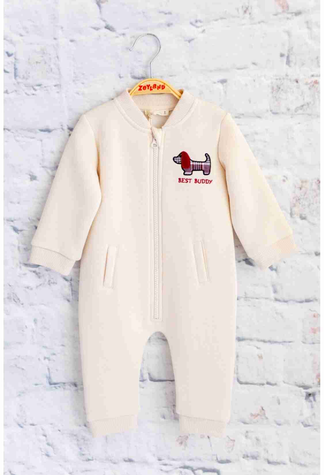 Baby Rompers and Overalls - Toptan Erkek Bebek Köpek Nakışlı Tulum 6-24M 1070-252M1KPB46 - Brand: Zeyland - Kids & Bby Clothes From TheBS Kids Turkey