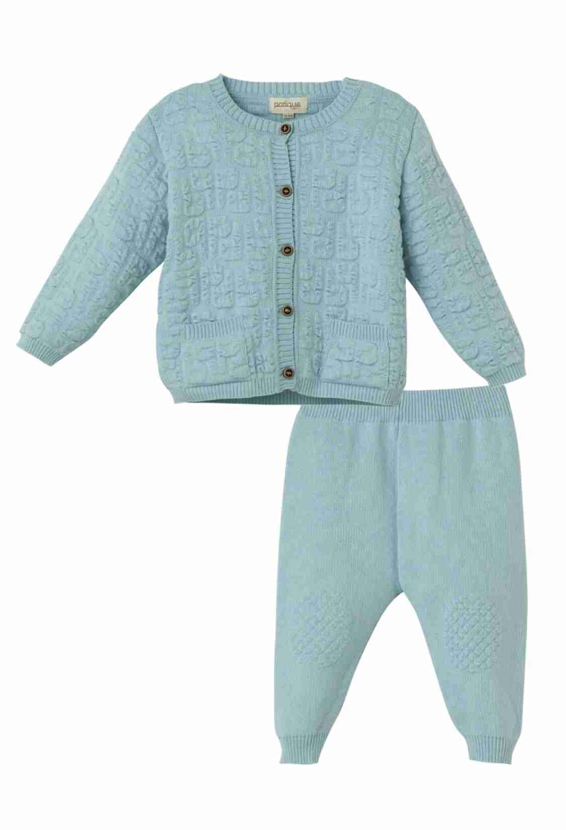 Baby Sets - Toptan Erkek Bebek Organik Pamuk 2'li Takım 3-18M 1061-21141 - Brand: Uludağ Triko - Kids & Bby Clothes From TheBS Kids Turkey