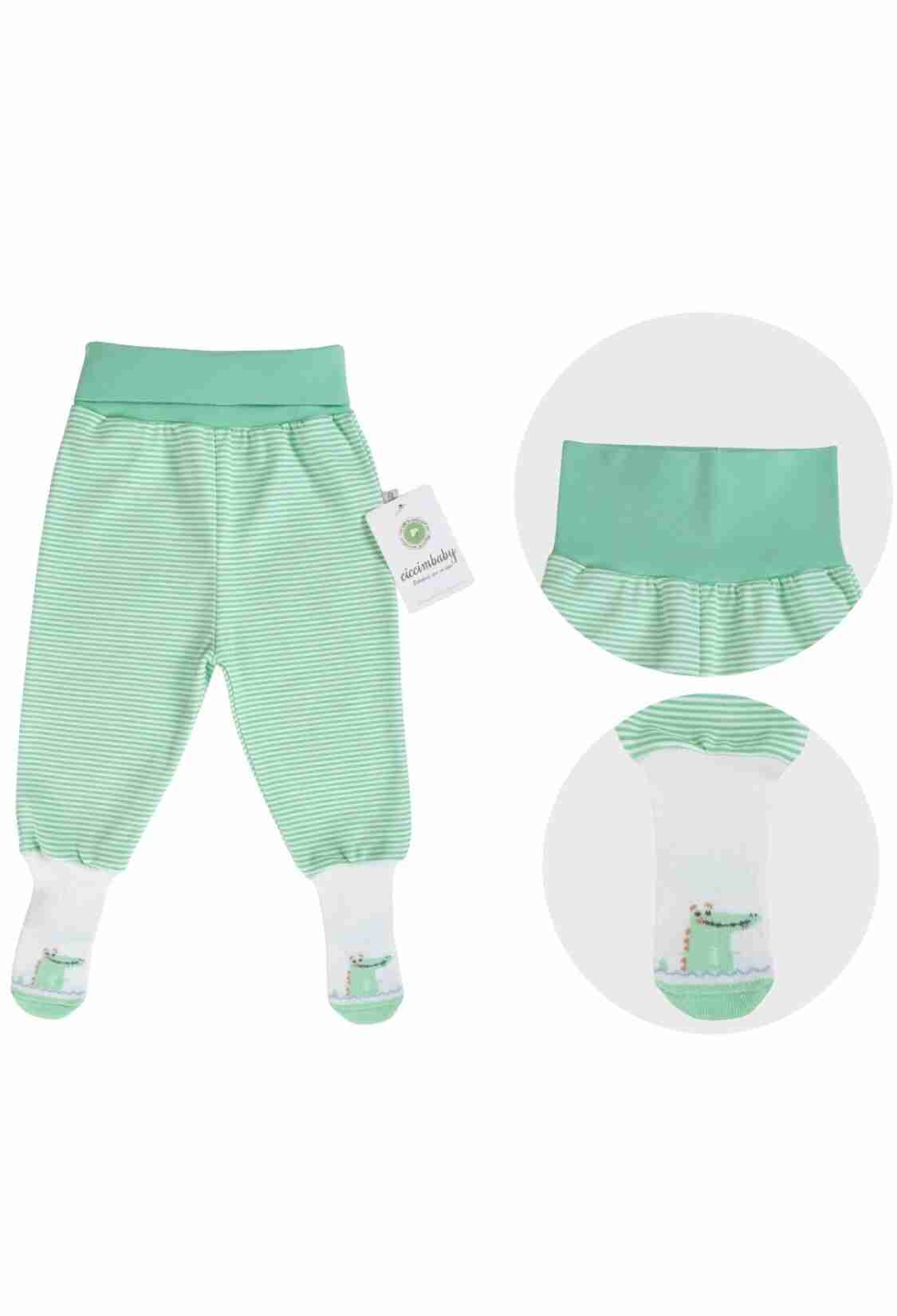 Baby Bottom Clothing - Toptan Erkek Bebek Timsah Desenli Çoraptalon 0-9M 1043-4928 - Brand: Ciccimbaby - Kids & Bby Clothes From TheBS Kids Turkey