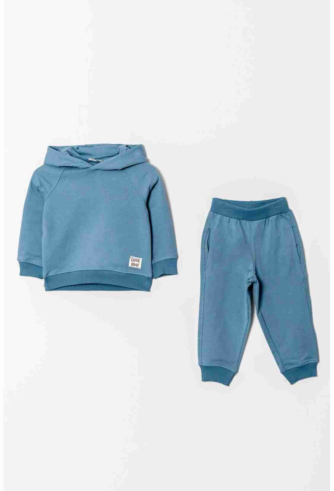 Boys' Sets - Toptan Erkek Çocuk 2'li Kapüşonlu Eşofman Takım 2-5Y 1099-0856 - Brand: Tuffy - Kids & Bby Clothes From TheBS Kids Turkey