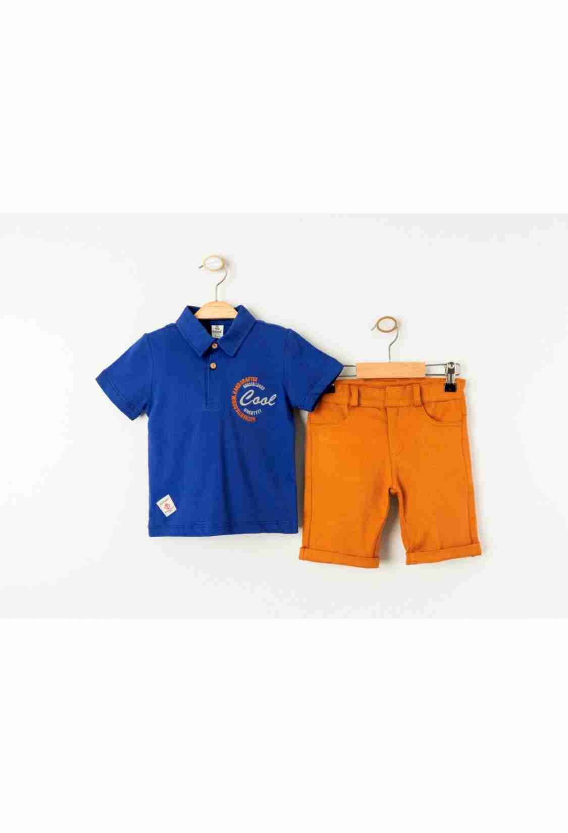 Boys' Sets - Toptan Erkek Çocuk 2'li Tişört ve Şort Takımı 1-4Y 2036-23406 - Brand: Cool Exclusive - Kids & Bby Clothes From TheBS Kids Turkey