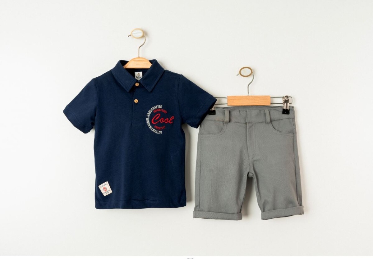 Boys' Sets - Toptan Erkek Çocuk 2'li Tişört ve Şort Takımı 5-8Y 2036-23407 - Brand: Cool Exclusive - Kids & Bby Clothes From TheBS Kids Turkey