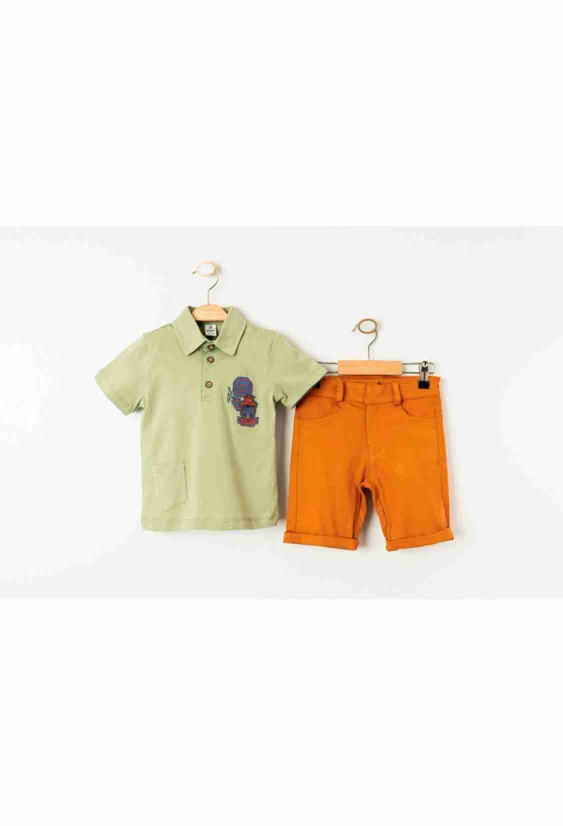 Boys' Sets - Toptan Erkek Çocuk 2'li Tişört ve Şort Takımı 5-8Y 2036-23411 - Brand: Cool Exclusive - Kids & Bby Clothes From TheBS Kids Turkey