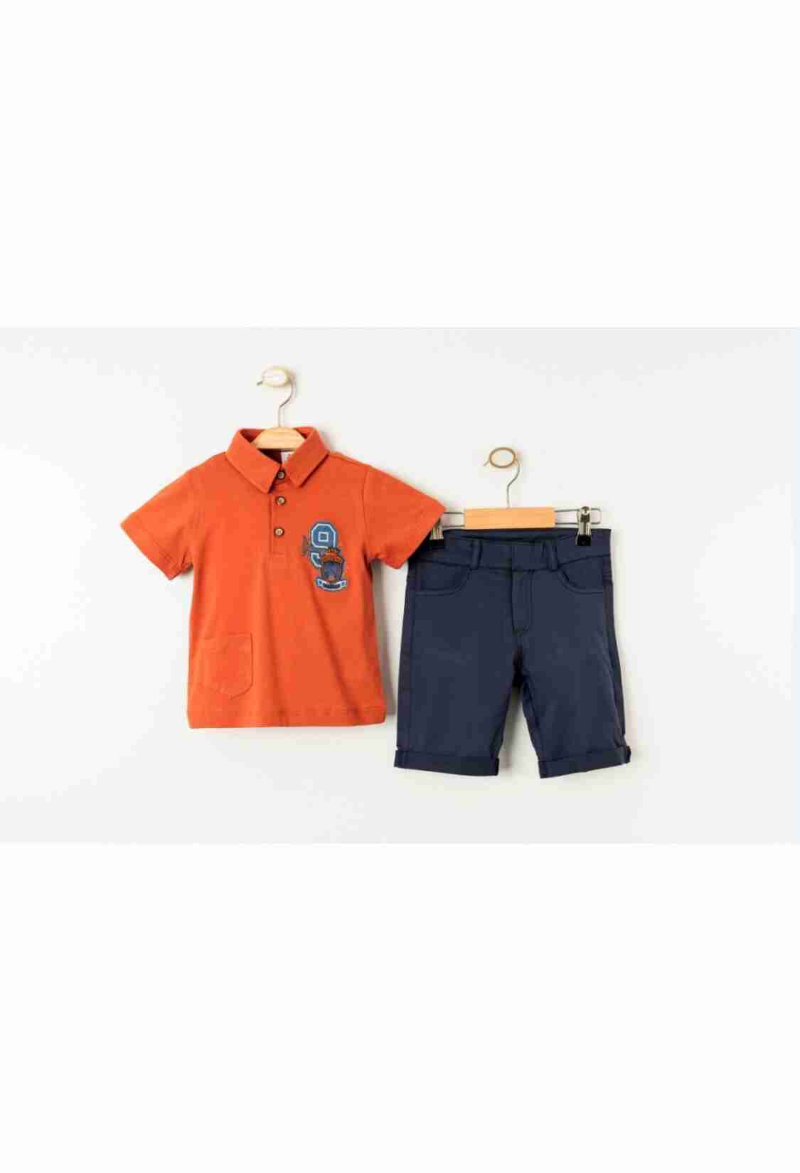 Boys' Sets - Toptan Erkek Çocuk 2'li Tişört ve Şort Takımı 5-8Y 2036-23411 - Brand: Cool Exclusive - Kids & Bby Clothes From TheBS Kids Turkey
