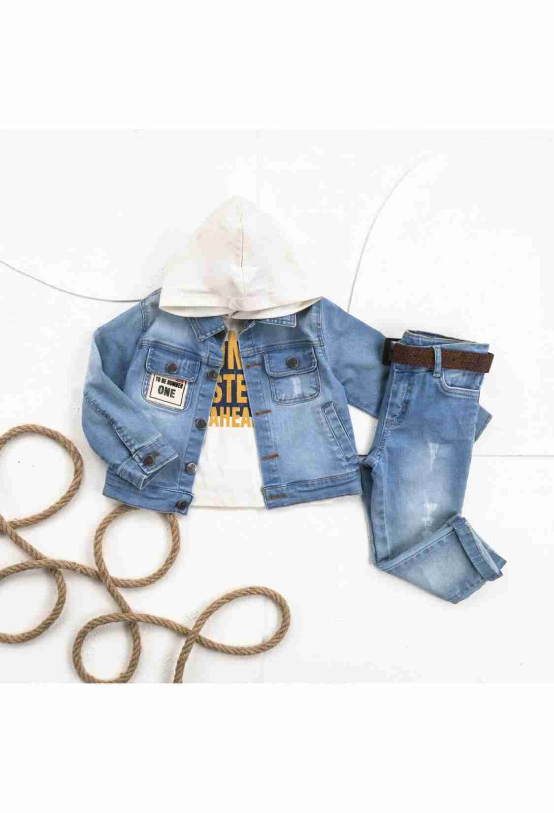 Boys' Sets - Toptan Erkek Çocuk 3' lü Ceket Badi Pantolon Takım 1-4Y 2036-22682 - Brand: Cool Exclusive - Kids & Bby Clothes From TheBS Kids Turkey