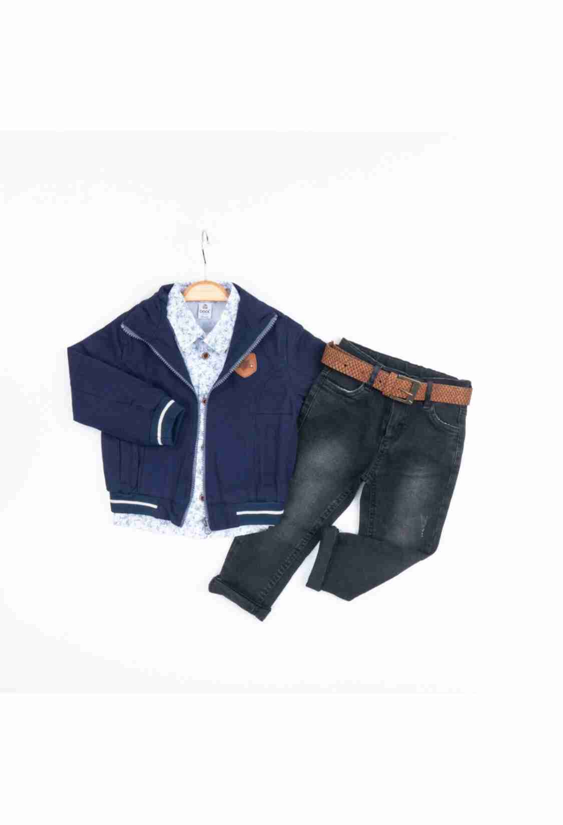 Boys' Sets - Toptan Erkek Çocuk 3'lü Ceket, Gömlek ve Pantolon Takım 1-4Y 2036-28110 - Brand: Cool Exclusive - Kids & Bby Clothes From TheBS Kids Turkey