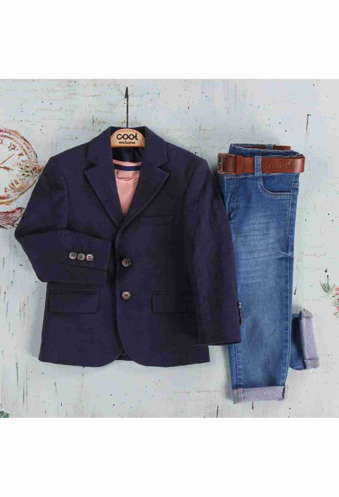 Boys' Sets - Toptan Erkek Çocuk 3'lü Ceket, Tişört ve Pantolon Takım 1-4Y 2036-16108 - Brand: Cool Exclusive - Kids & Bby Clothes From TheBS Kids Turkey