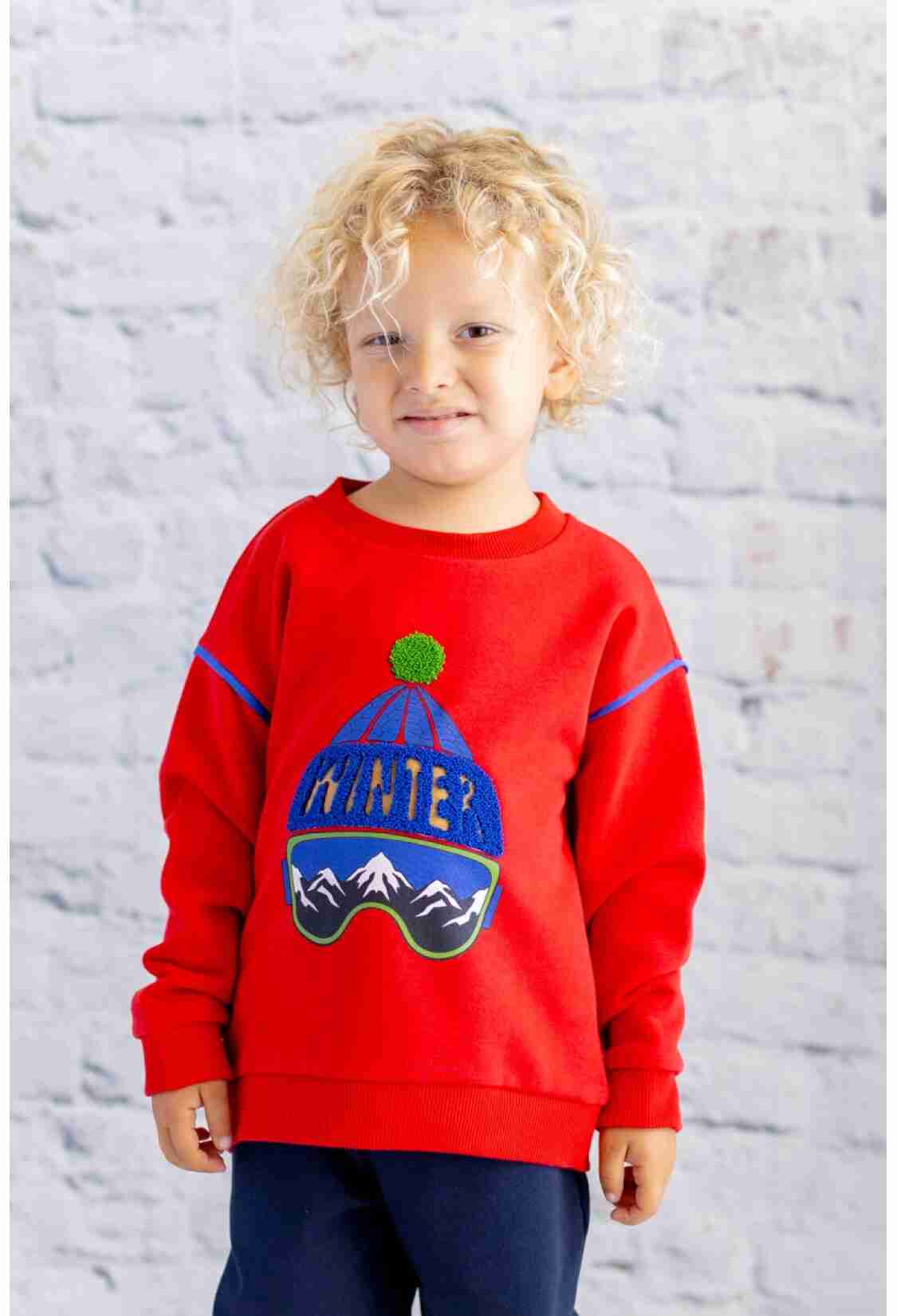 Boys' Tops - Toptan Erkek Çocuk Baskı Nakış Detaylı Sweatshirt 1-12Y 1070-252Z3EZC65 - Brand: Zeyland - Kids & Bby Clothes From TheBS Kids Turkey