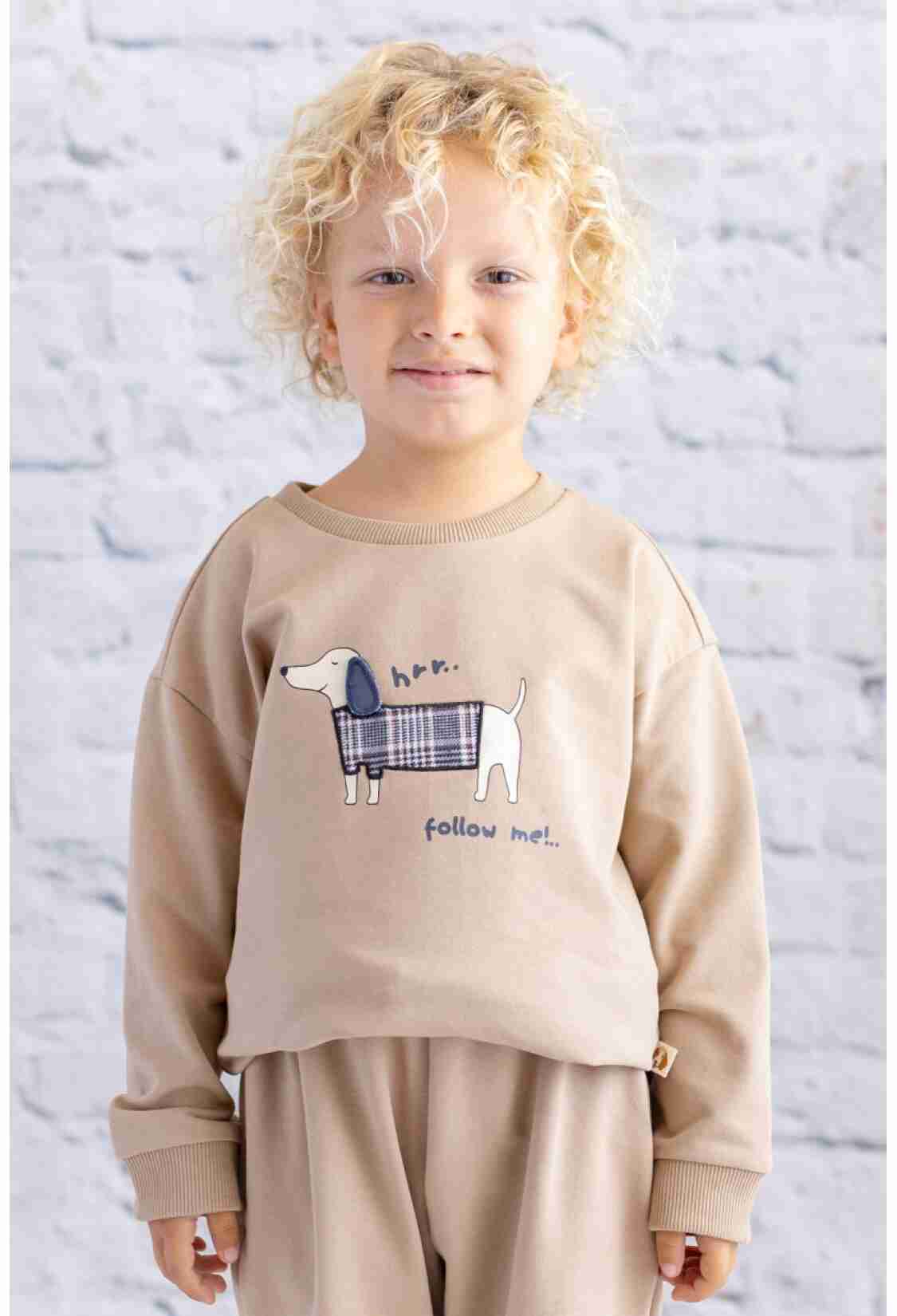 Boys' Tops - Toptan Erkek Çocuk Baskı Nakış Detaylı Sweatshirt 5-8Y 1070-252M3KOP62 - Brand: Zeyland - Kids & Bby Clothes From TheBS Kids Turkey