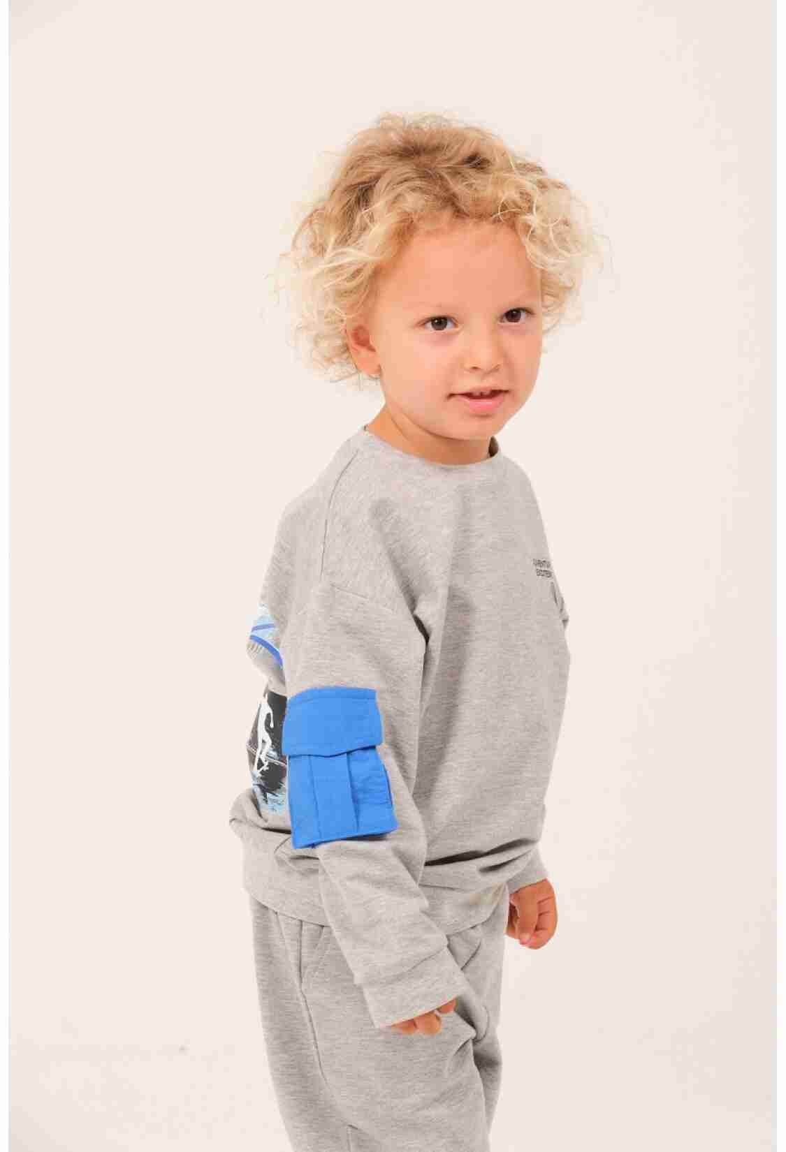 Boys' Tops - Toptan Erkek Çocuk Cep Detaylı Sweatshirt 1-12Y 1070-252Z3EKS61 - Brand: Zeyland - Kids & Bby Clothes From TheBS Kids Turkey