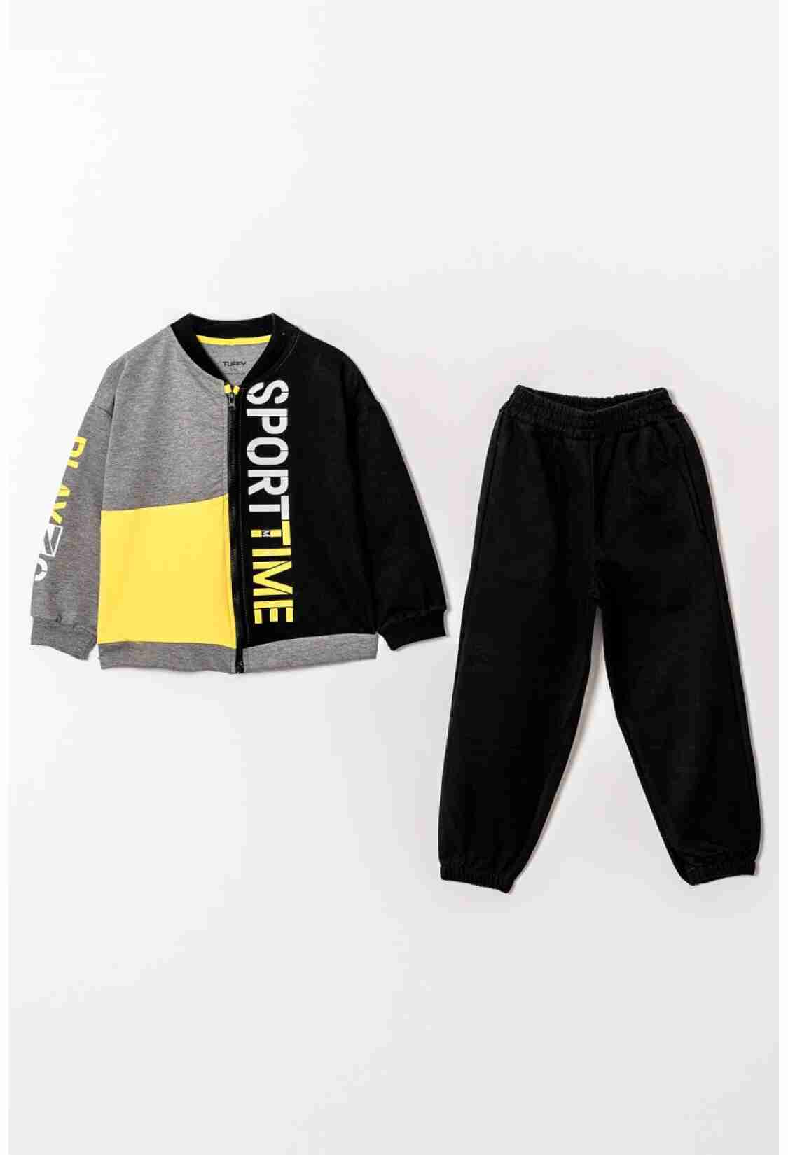 Boys' Sets - Toptan Erkek Çocuk Fermuarlı Eşofman Takımı 6-9Y 1099-0920 - Brand: Tuffy - Kids & Bby Clothes From TheBS Kids Turkey