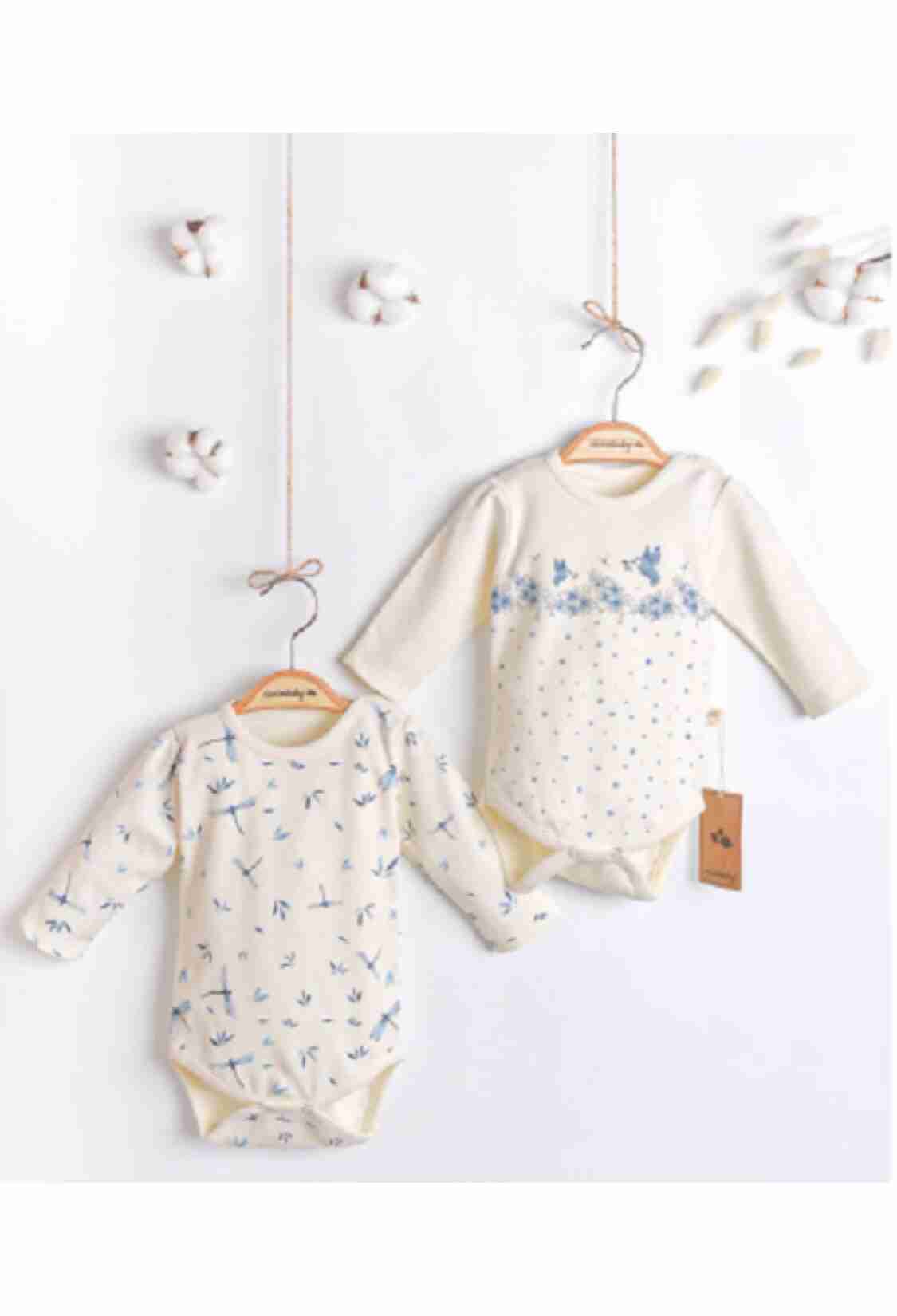 Newborn - Toptan Kız Bebek 2'li Zıbın Takım 3-9M 1043-4938 - Brand: Ciccimbaby - Kids & Bby Clothes From TheBS Kids Turkey