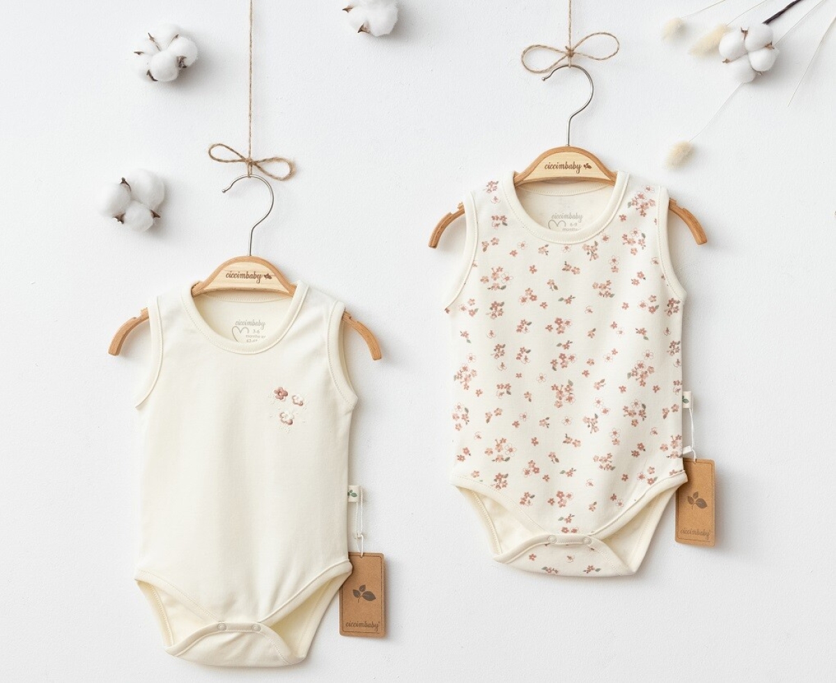 Newborn - Toptan Kız Bebek 2'li Zıbın Takım 3-9M 1043-4966 - Brand: Ciccimbaby - Kids & Bby Clothes From TheBS Kids Turkey