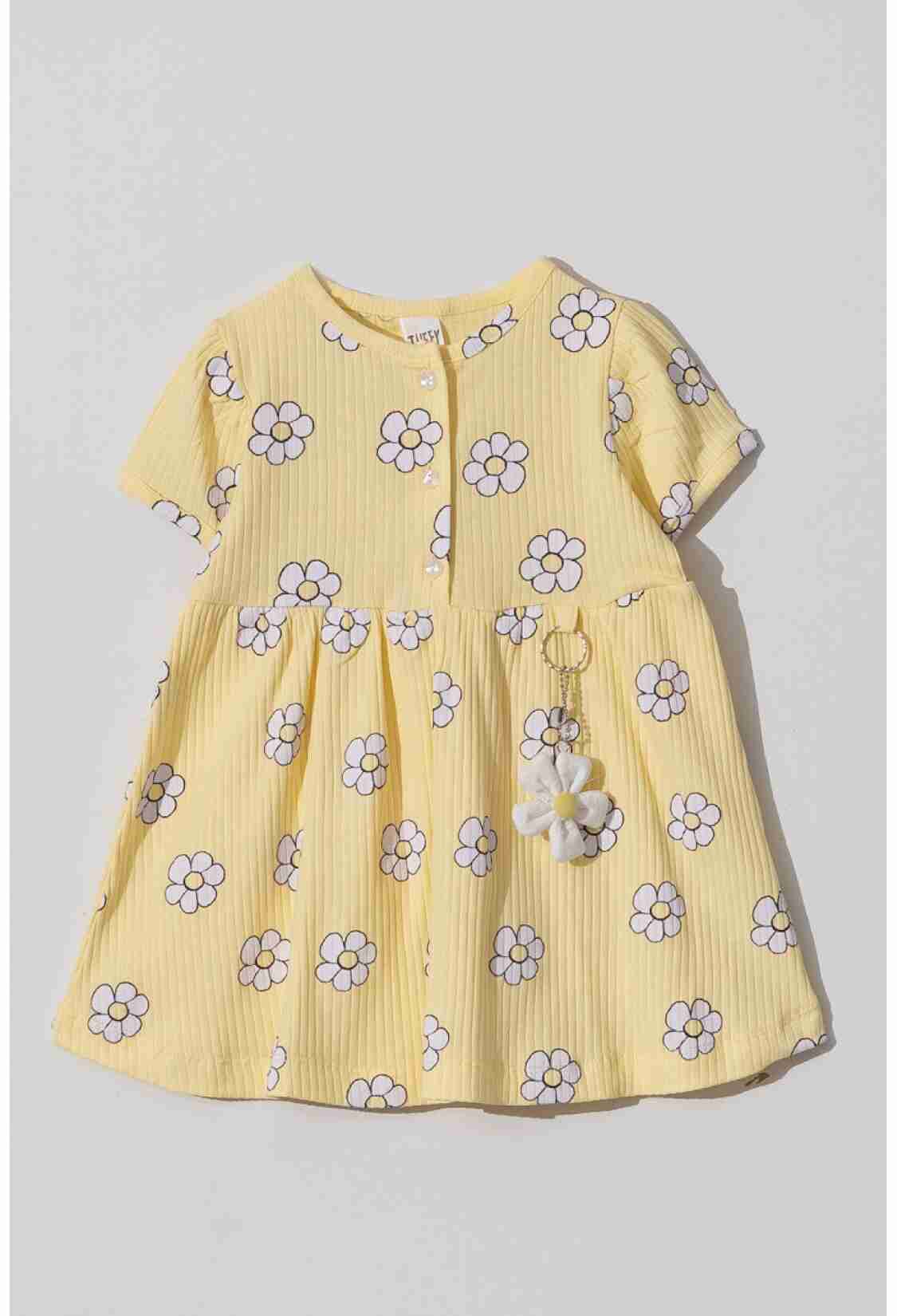Baby Dress - Toptan Kız Bebek Elbise 6-18M 1099-1204 - Brand: Tuffy - Kids & Bby Clothes From TheBS Kids Turkey