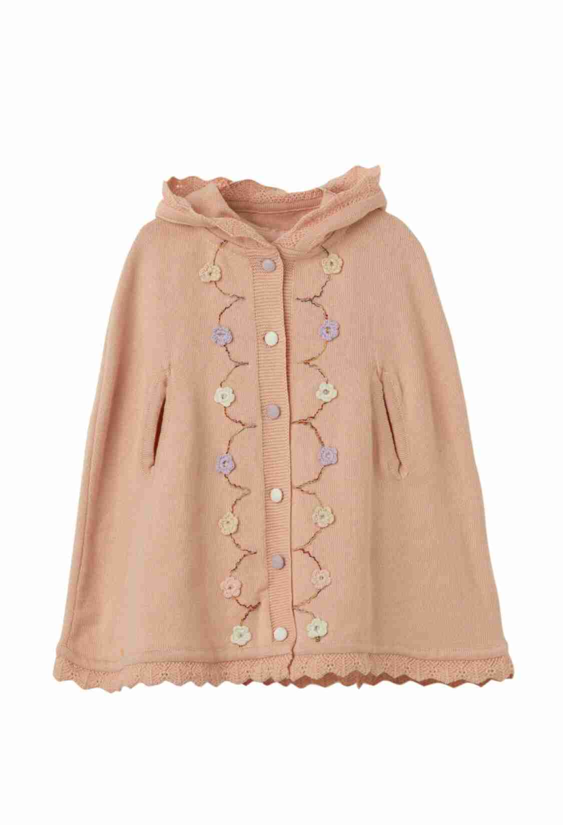 - Toptan Kız Bebek Organik Pamuk Çiçek Detaylı Panço 6-36M 1061-21167 - Brand: Uludağ Triko - Kids & Bby Clothes From TheBS Kids Turkey