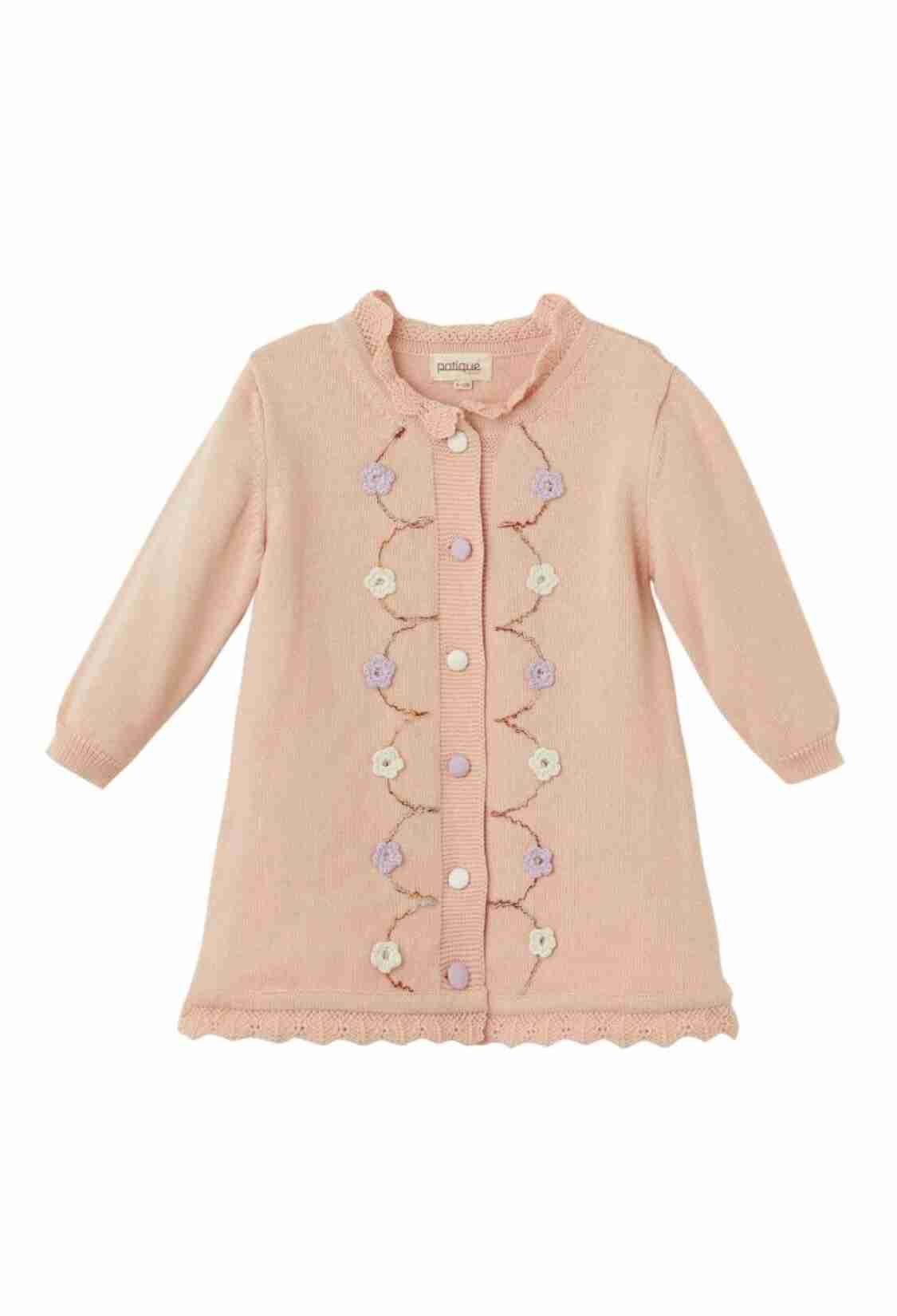 Baby Dress - Toptan Kız Bebek Organik Pamuk Elbise 6-36M 1061-21138 - Brand: Uludağ Triko - Kids & Bby Clothes From TheBS Kids Turkey