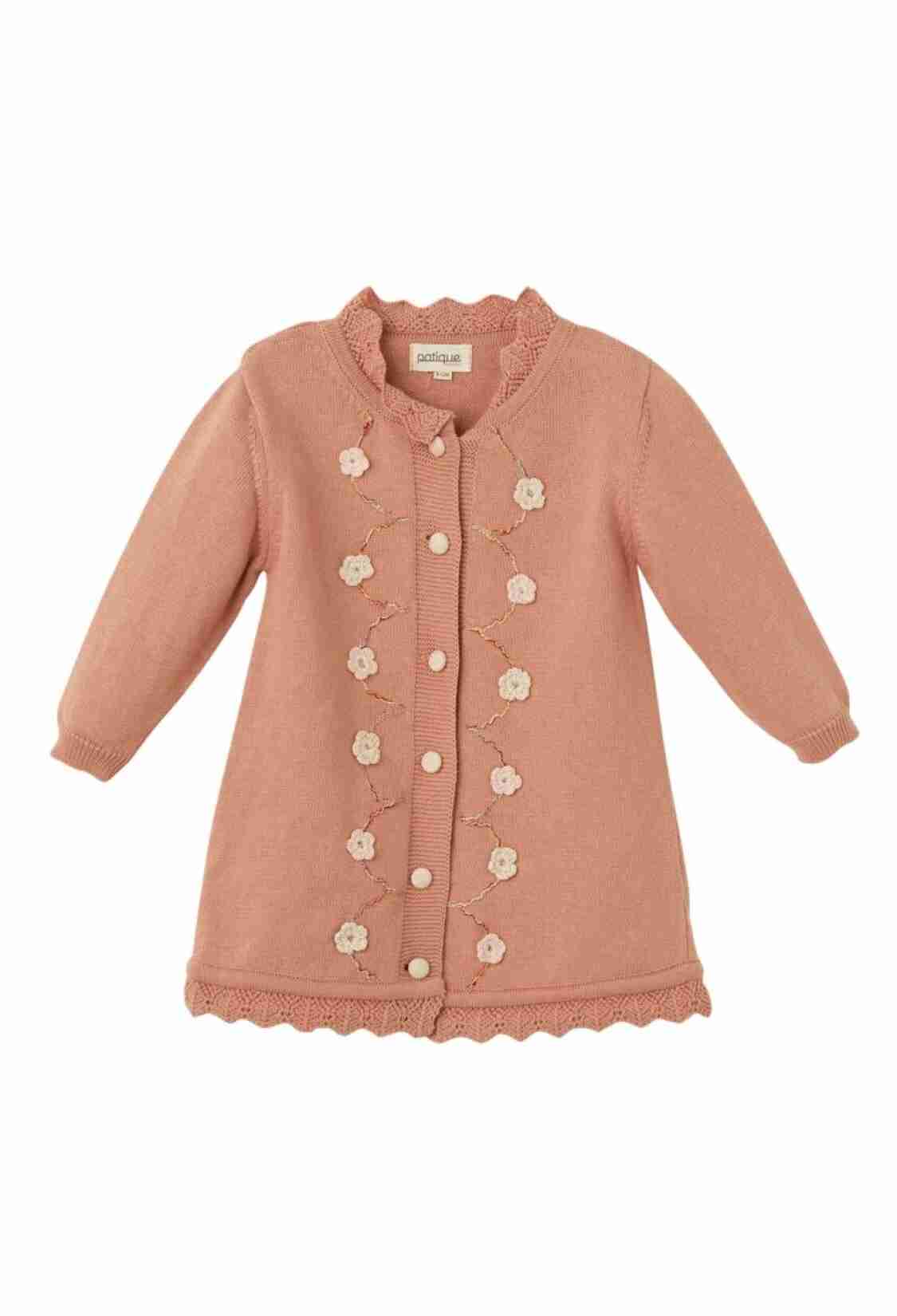 Baby Dress - Toptan Kız Bebek Organik Pamuk Elbise 6-36M 1061-21138 - Brand: Uludağ Triko - Kids & Bby Clothes From TheBS Kids Turkey