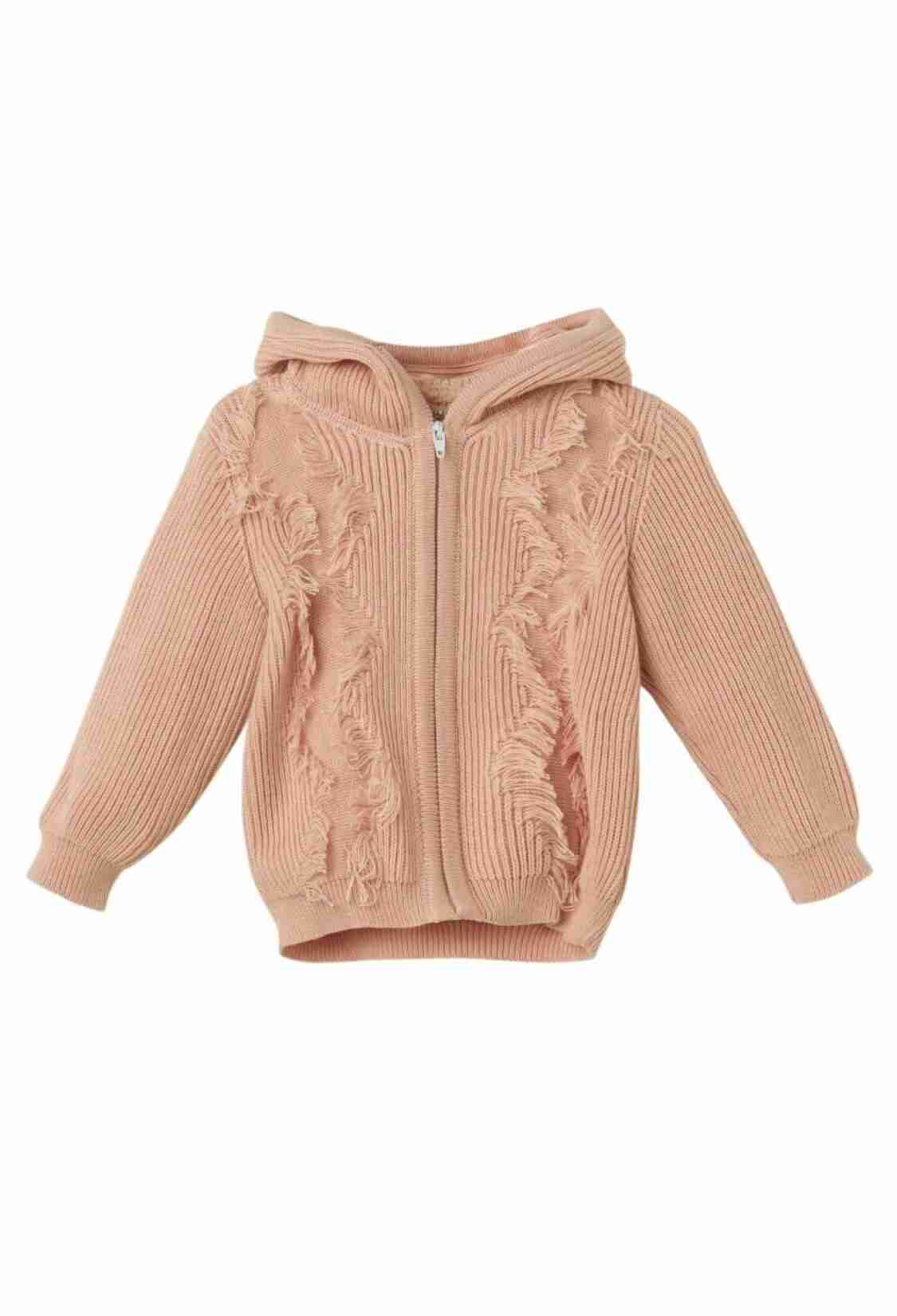 - Toptan Kız Bebek Organik Pamuk Kapüşonlu Püsküllü Hırka 6-36M 1061-21162 - Brand: Uludağ Triko - Kids & Bby Clothes From TheBS Kids Turkey