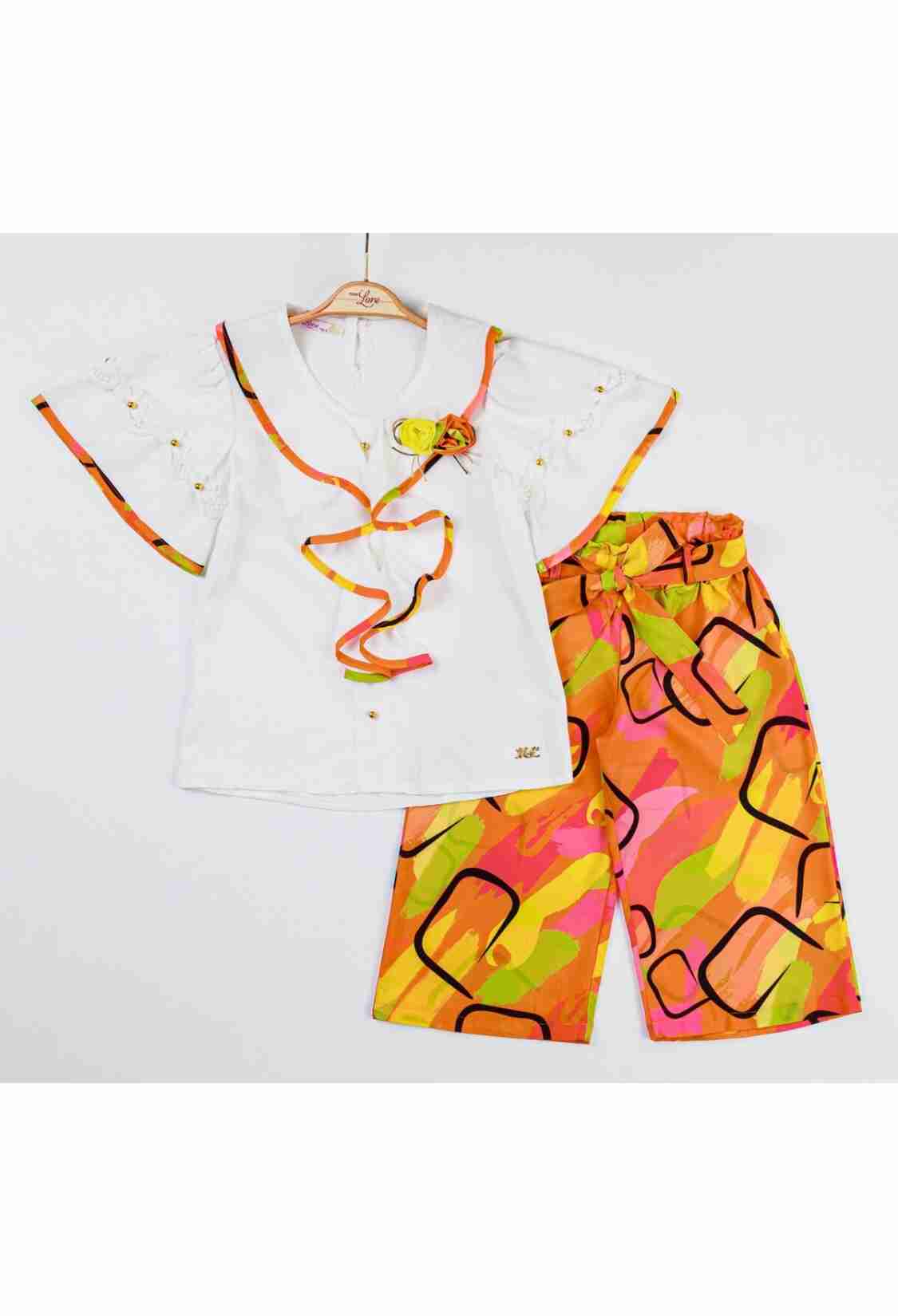 Girls' Tops - Toptan Kız Çocuk 2'li Bluz Pantolonlu Takım 2-6Y 1055-5127 - Brand: Miss Lore - Kids & Bby Clothes From TheBS Kids Turkey