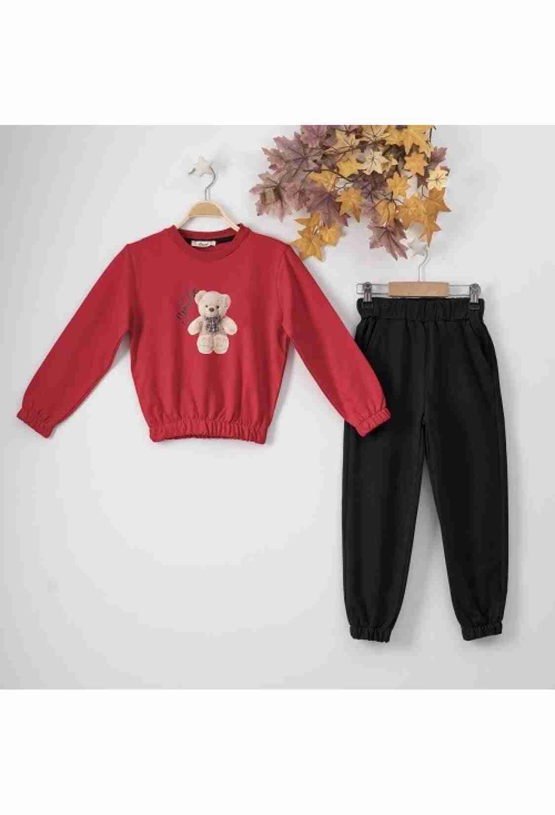 Girls' Suits - Toptan Kız Çocuk 2'li Sweatshirt ve Pantolon Takımı 7-10Y 1016-22264 - Brand: Büşra Bebe - Kids & Bby Clothes From TheBS Kids Turkey