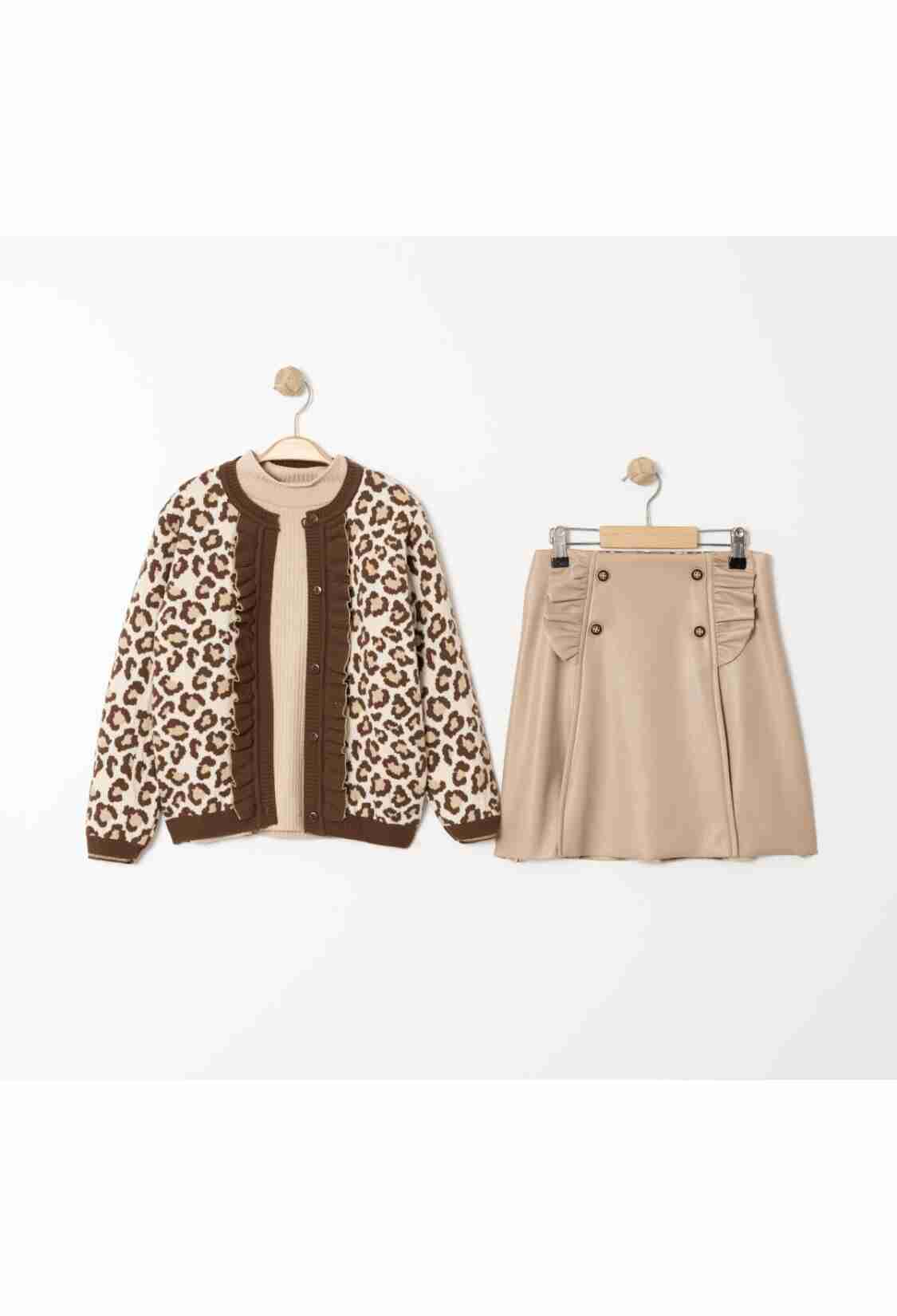 Girls' Suits - Toptan Kız Çocuk 3'lü Ceket Etek ve Body Takım 6-9Y 2008-5815 - Brand: Gocoland - Kids & Bby Clothes From TheBS Kids Turkey