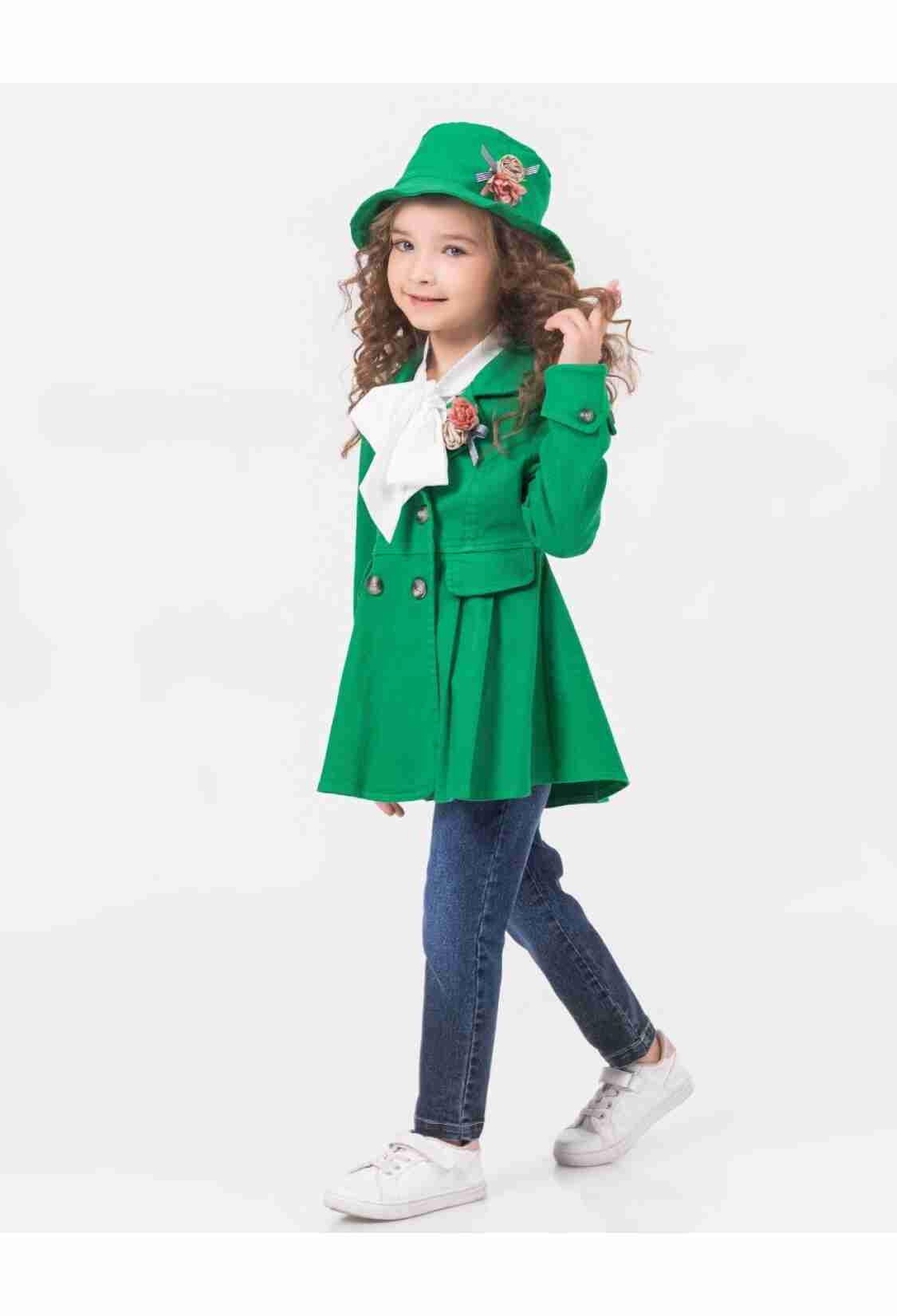 Girls' Suits - Toptan Kız Çocuk 3'lü Ceket, Tişört ve Kot Pantolon Takım 2-6Y 1055-5607 - Brand: Miss Lore - Kids & Bby Clothes From TheBS Kids Turkey