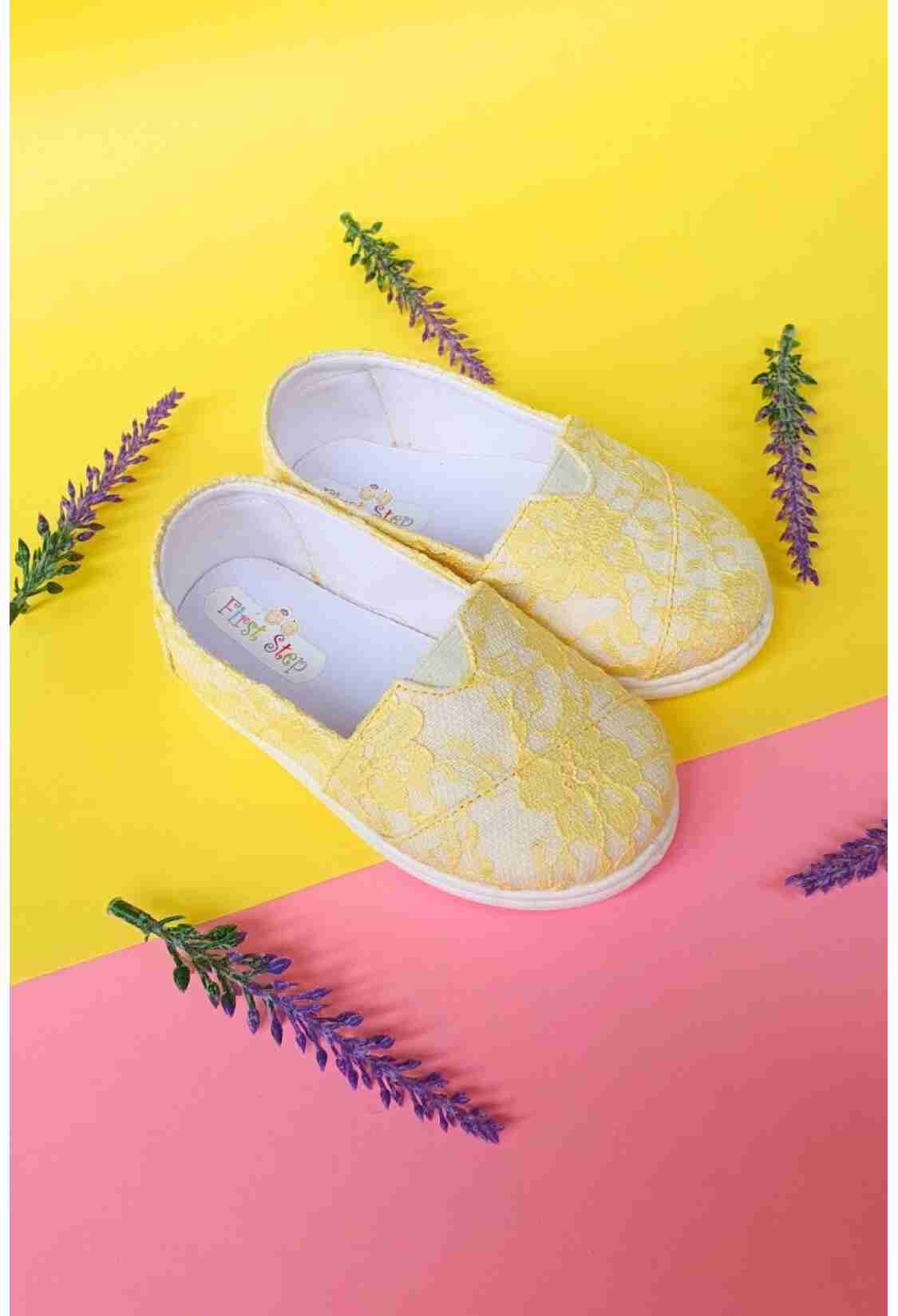 Girls' Shoes - Toptan Kız Çocuk Babet Ayakkabı 21-27 EU 2058-F-4001 - Brand: Firststep - Kids & Bby Clothes From TheBS Kids Turkey