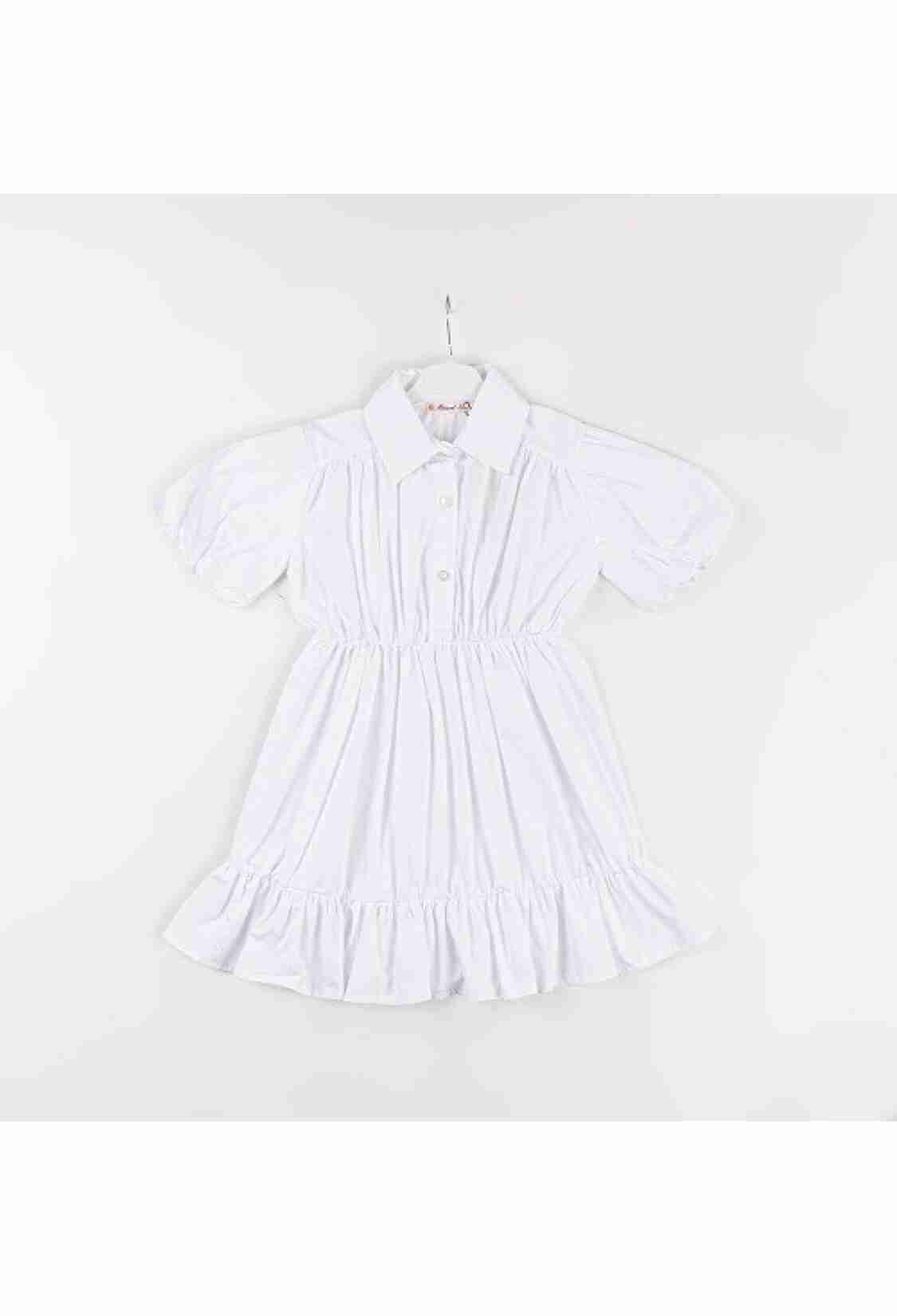 Girl's Dress - Toptan Kız Çocuk Balon Kol Elbise 7-10Y 1016-24119 - Brand: Büşra Bebe - Kids & Bby Clothes From TheBS Kids Turkey